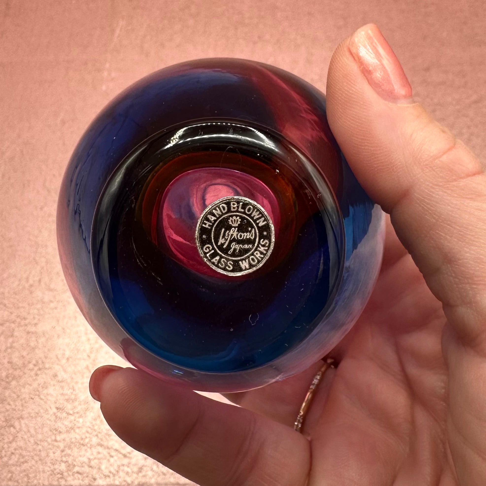 Lefton's Glass Swirl Vase