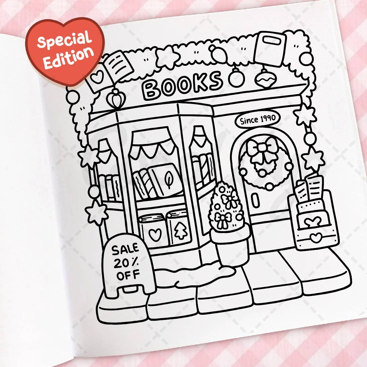 Cozy Christmas Comfy Coloring Book