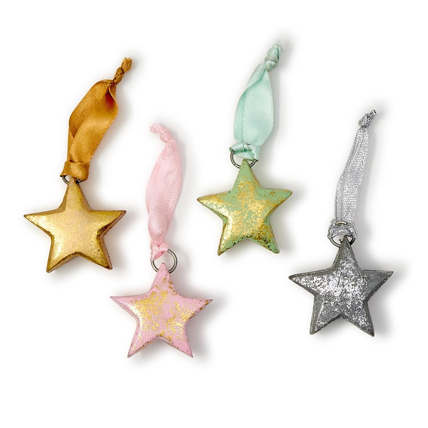 Mini Wooden Star Ornament
