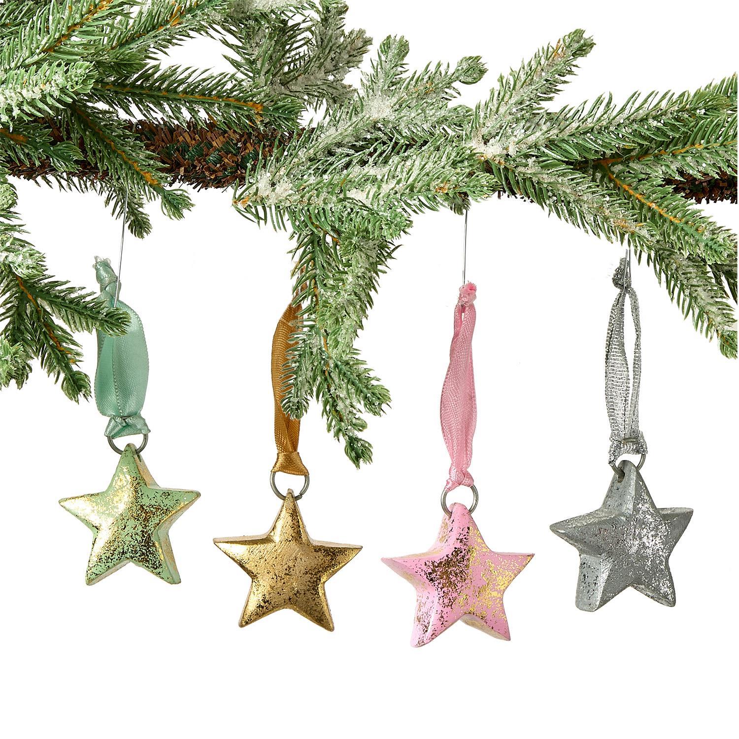 Mini Wooden Star Ornament
