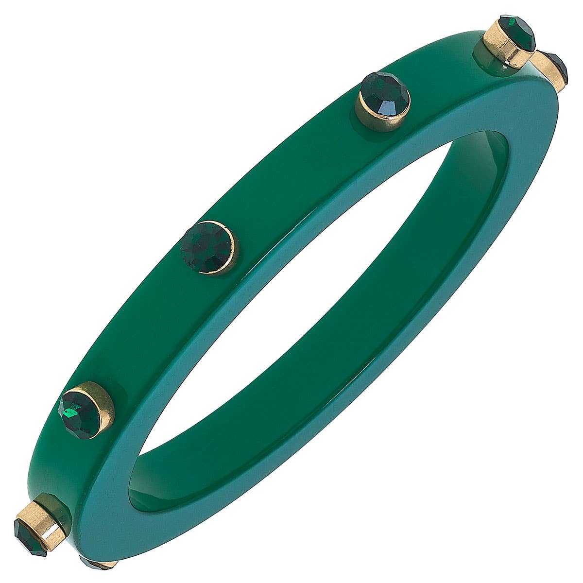 Renee Resin and Rhinestone Bangle