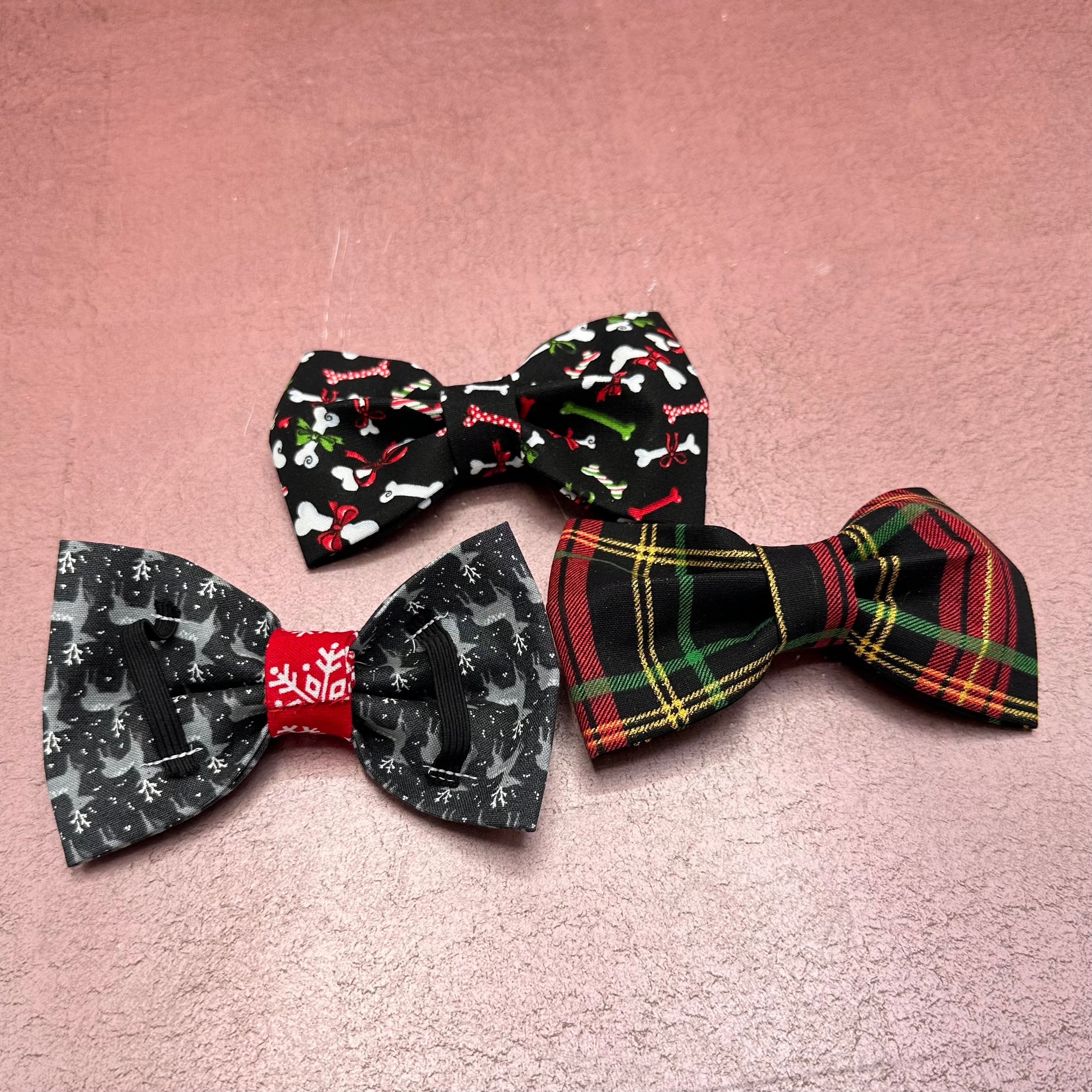 Christmas Dog Bow Ties