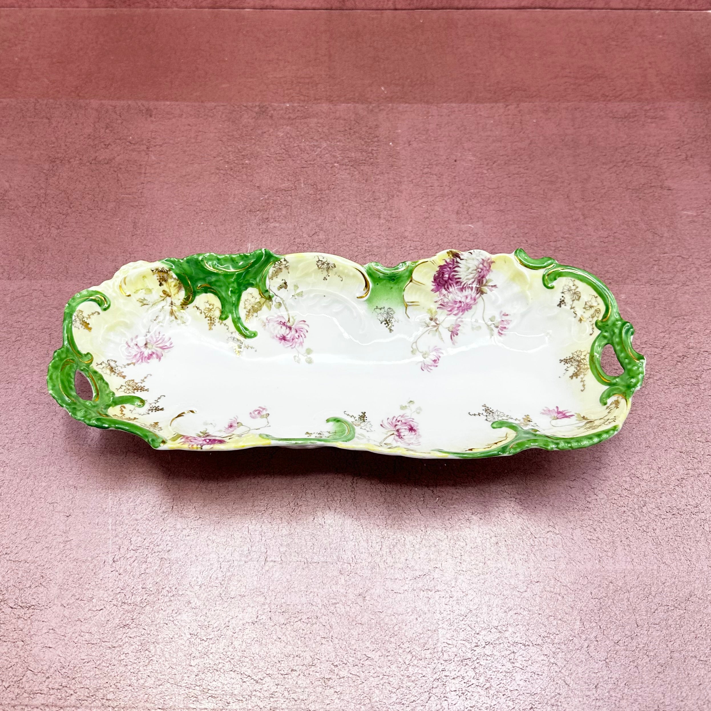 Vintage Weimar Green Serving Tray