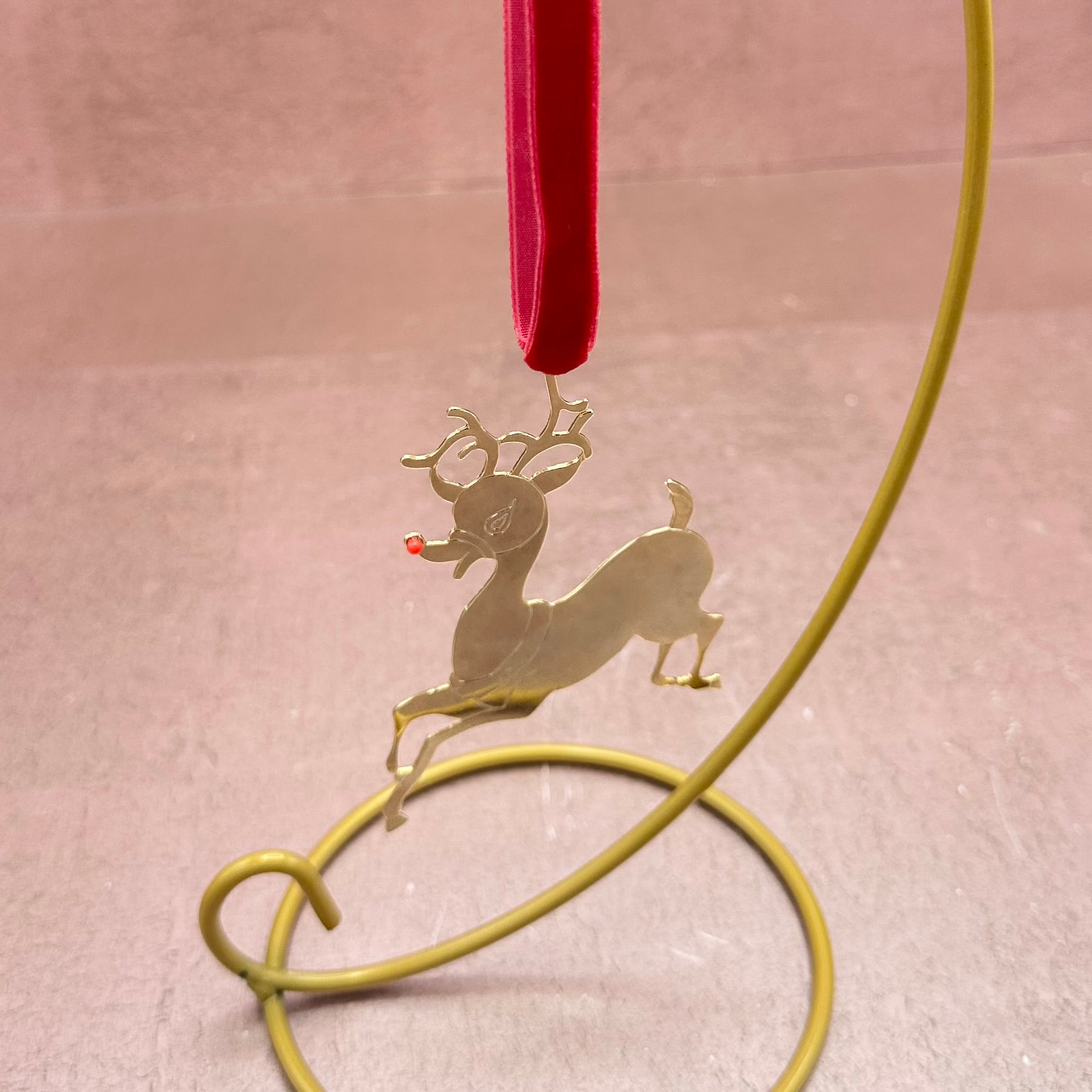 Vintage Gold Metal Ornaments