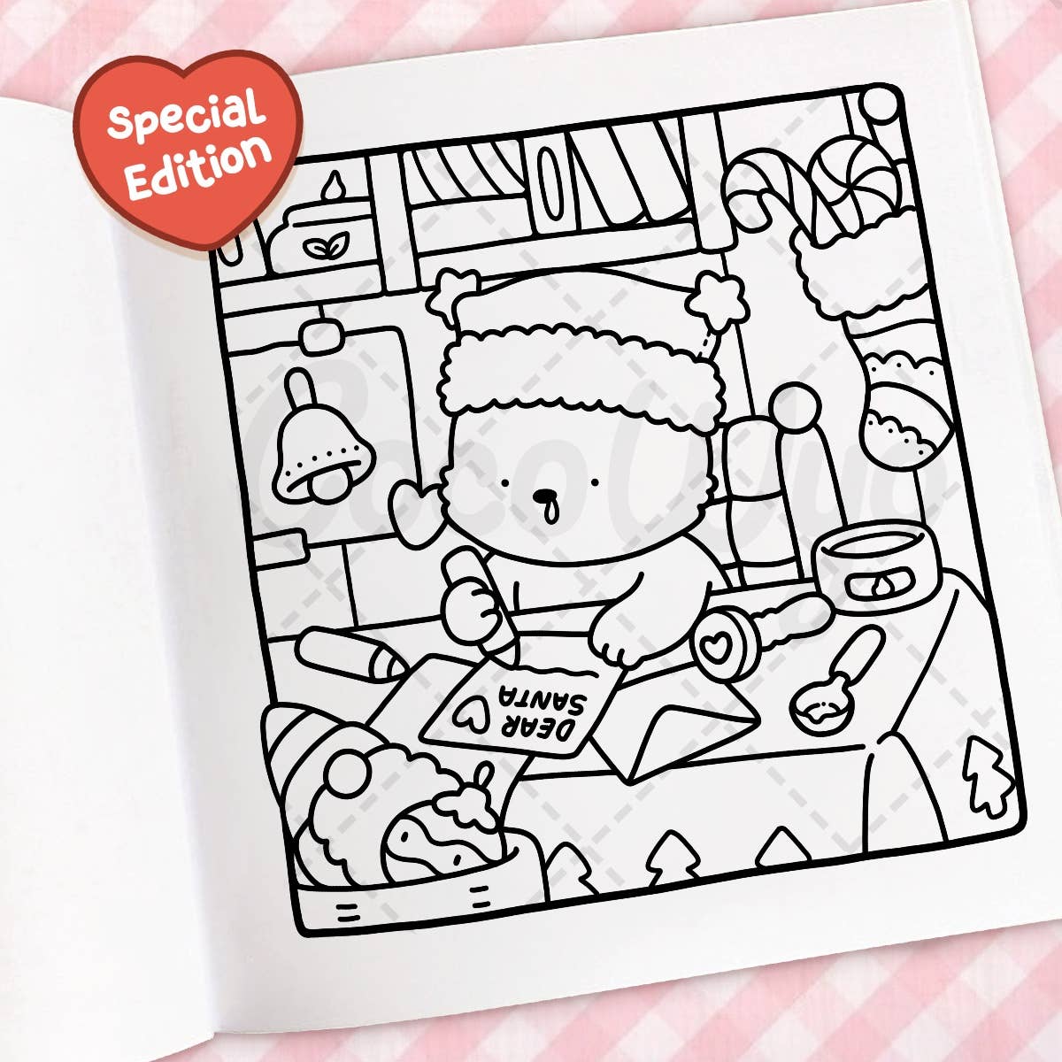 Cozy Christmas Comfy Coloring Book