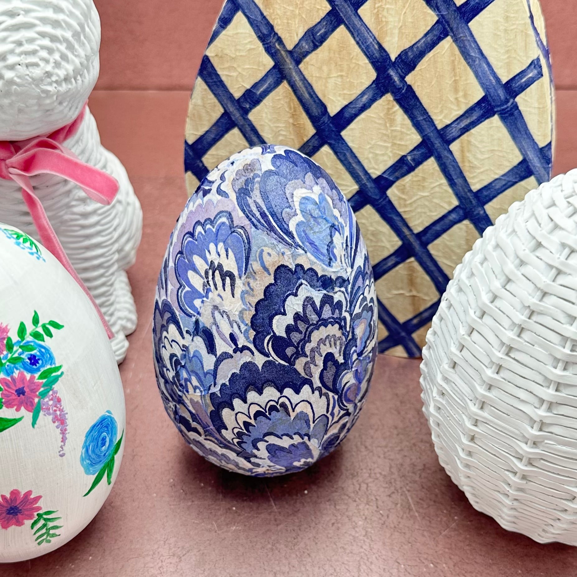 Decoupaged Easter Eggs