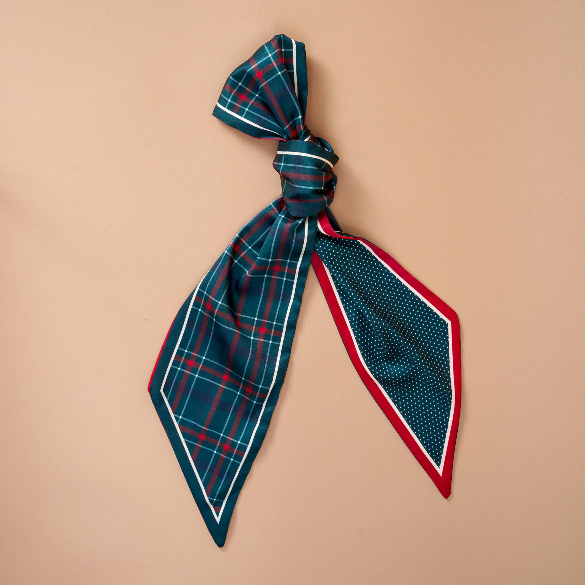 Twirl Scarf Evergreen Plaid