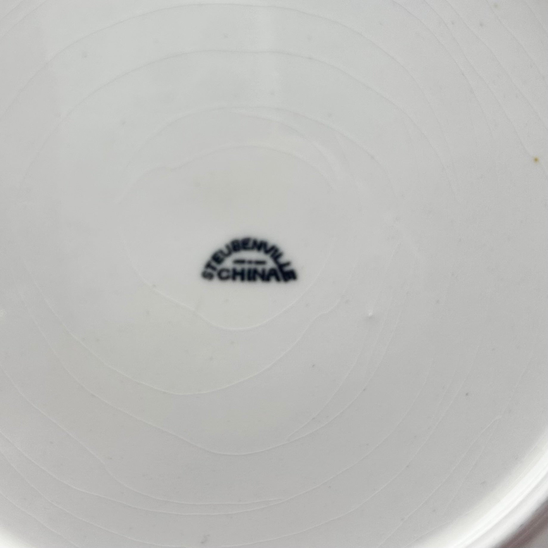 Steubenville Pink Floral Plate