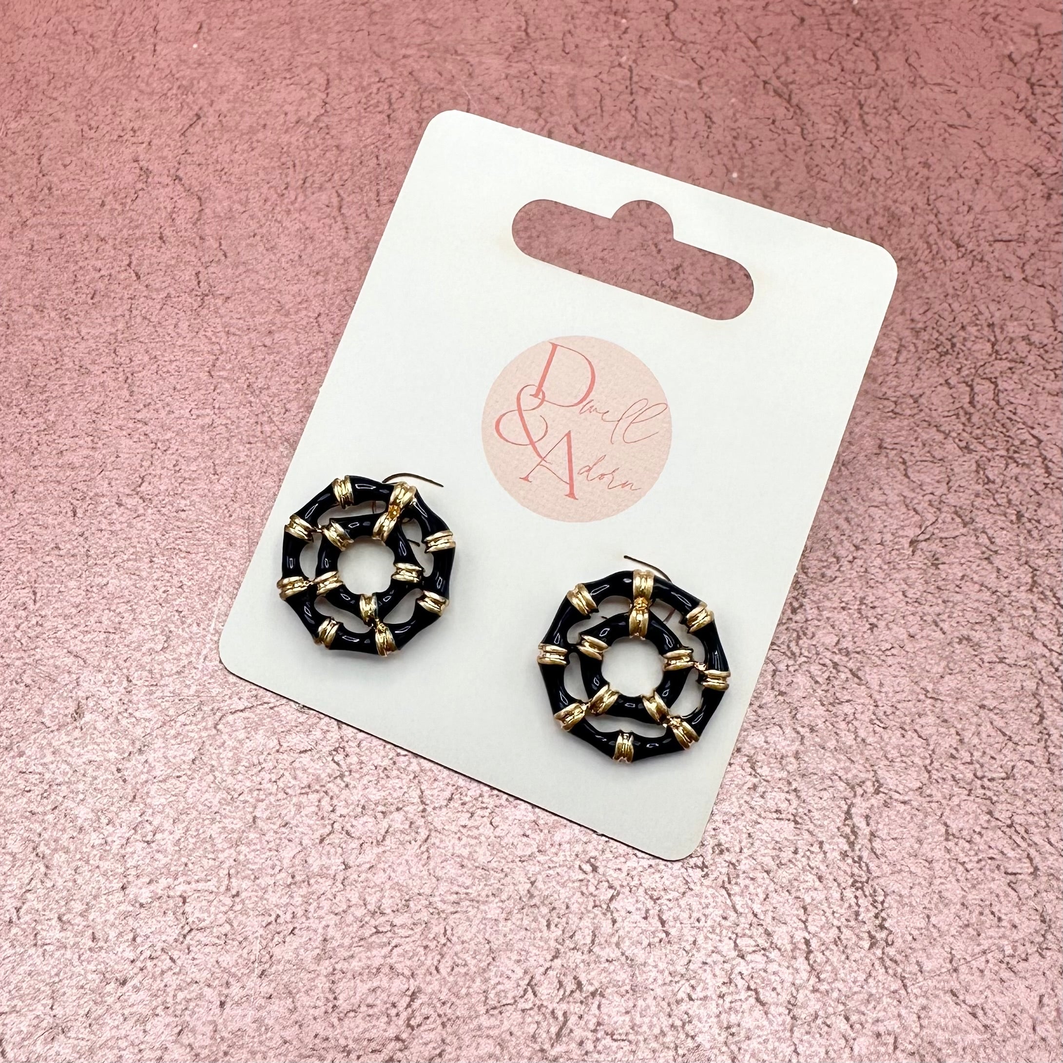 Lilly Bamboo Stud Earrings