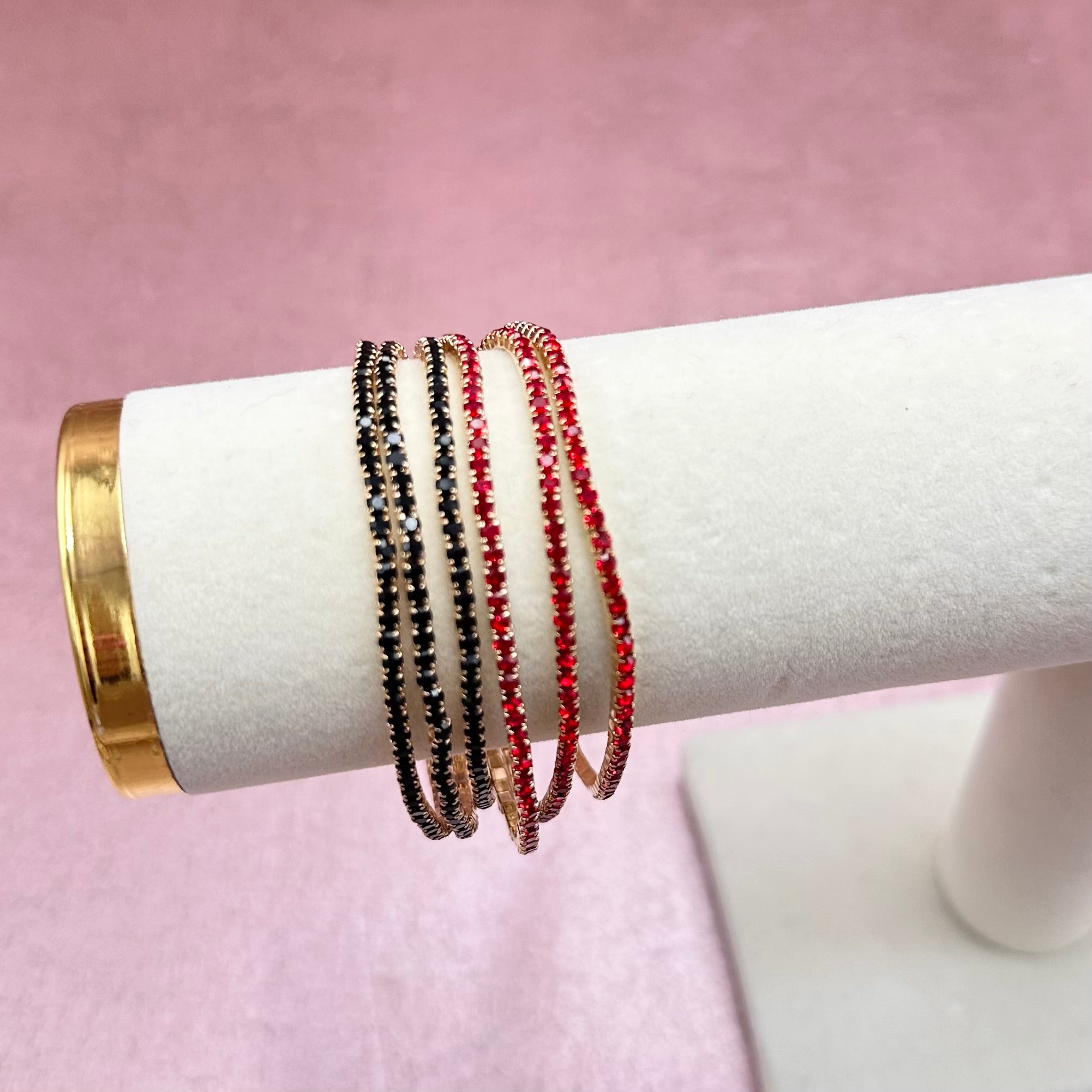 Rhinestone Gameday/Spirit Bracelet Stacks