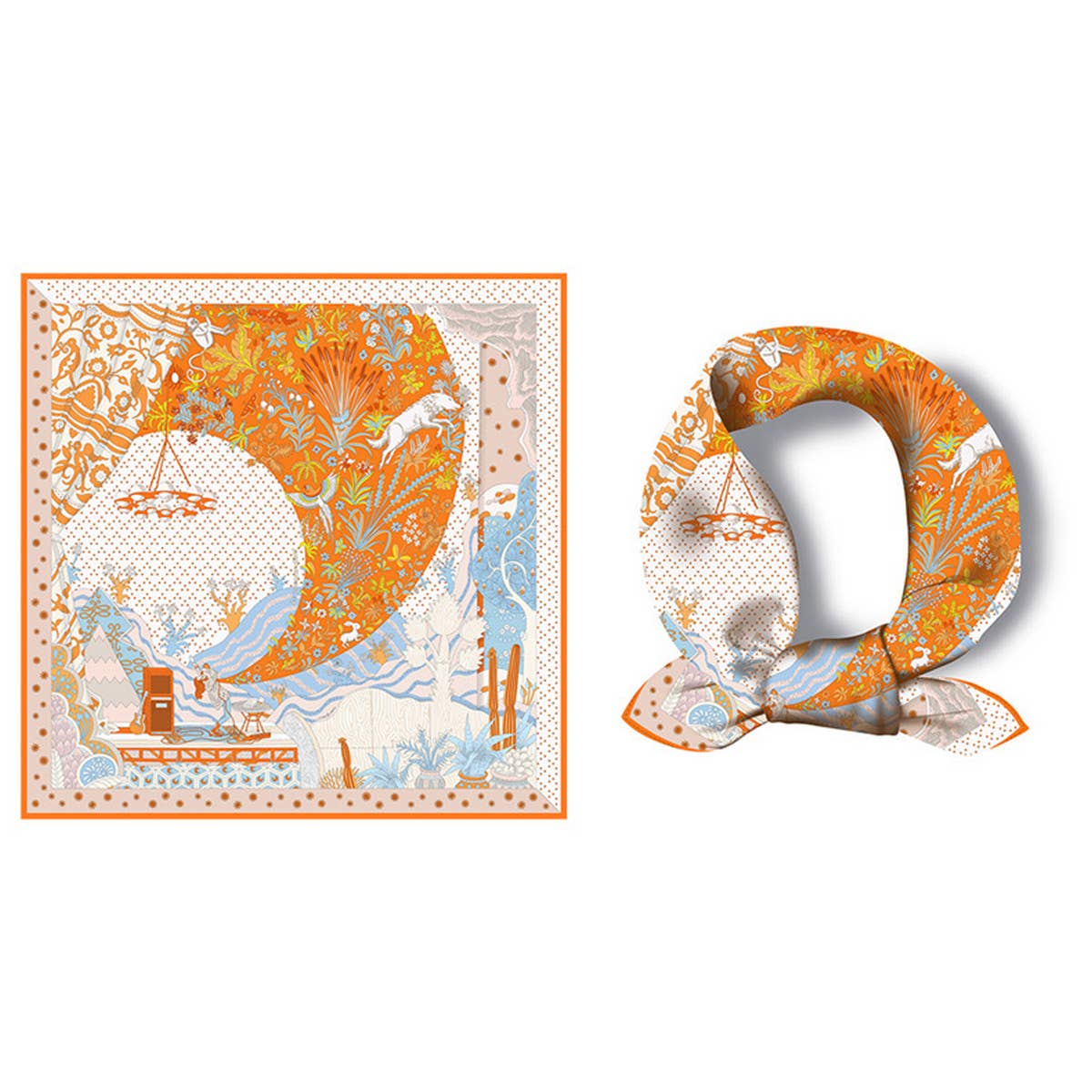 Botanical Wave Scarf