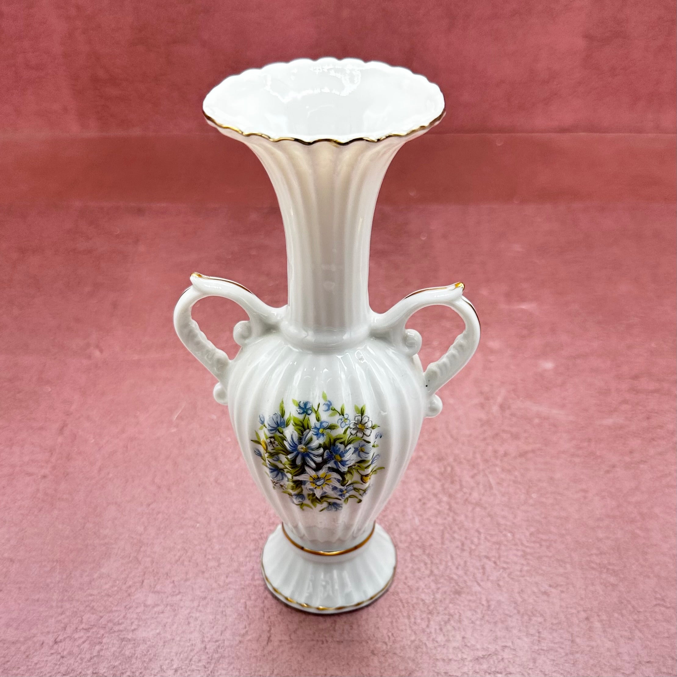 Royal Satsuma Hand painted Vase Daisies