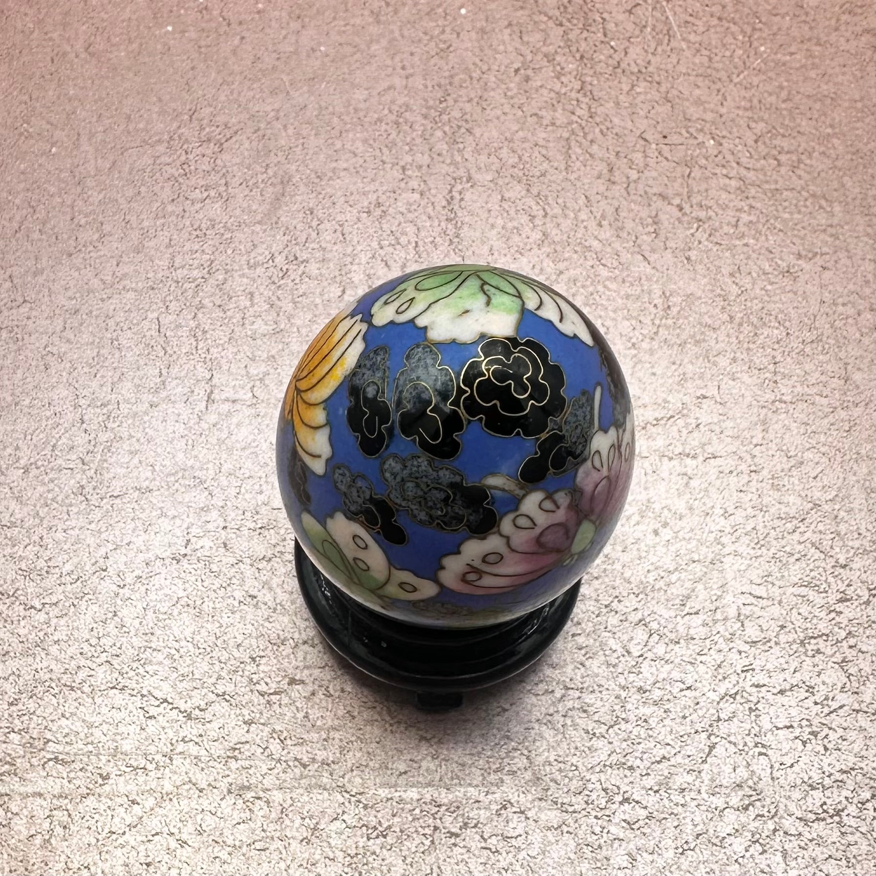 Cloisonné Eggs Floral