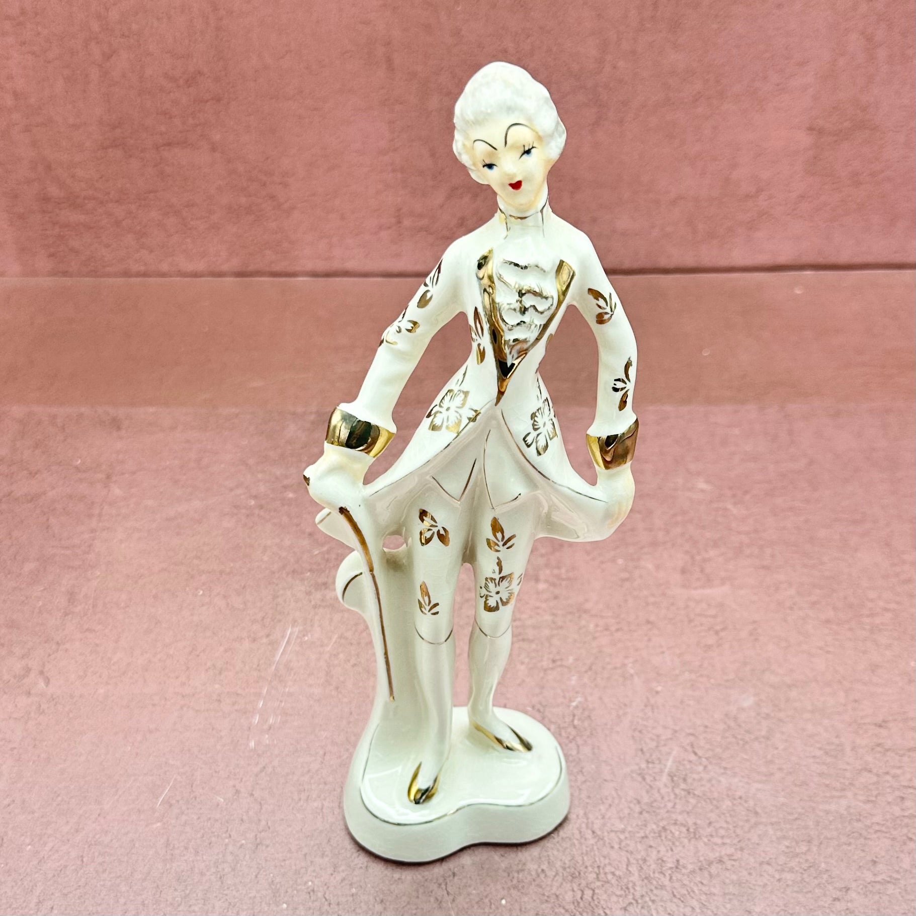 Porcelain French Aristocrat Statue