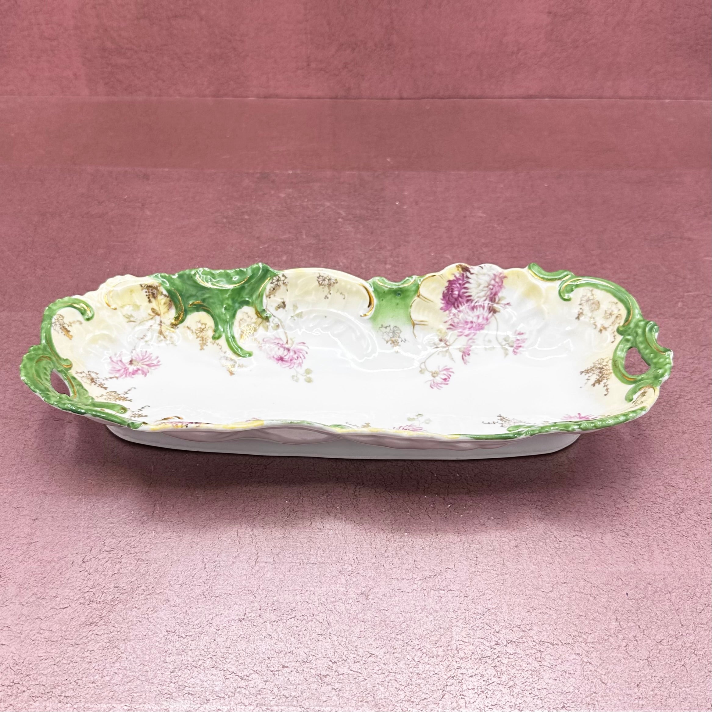Vintage Weimar Green Serving Tray