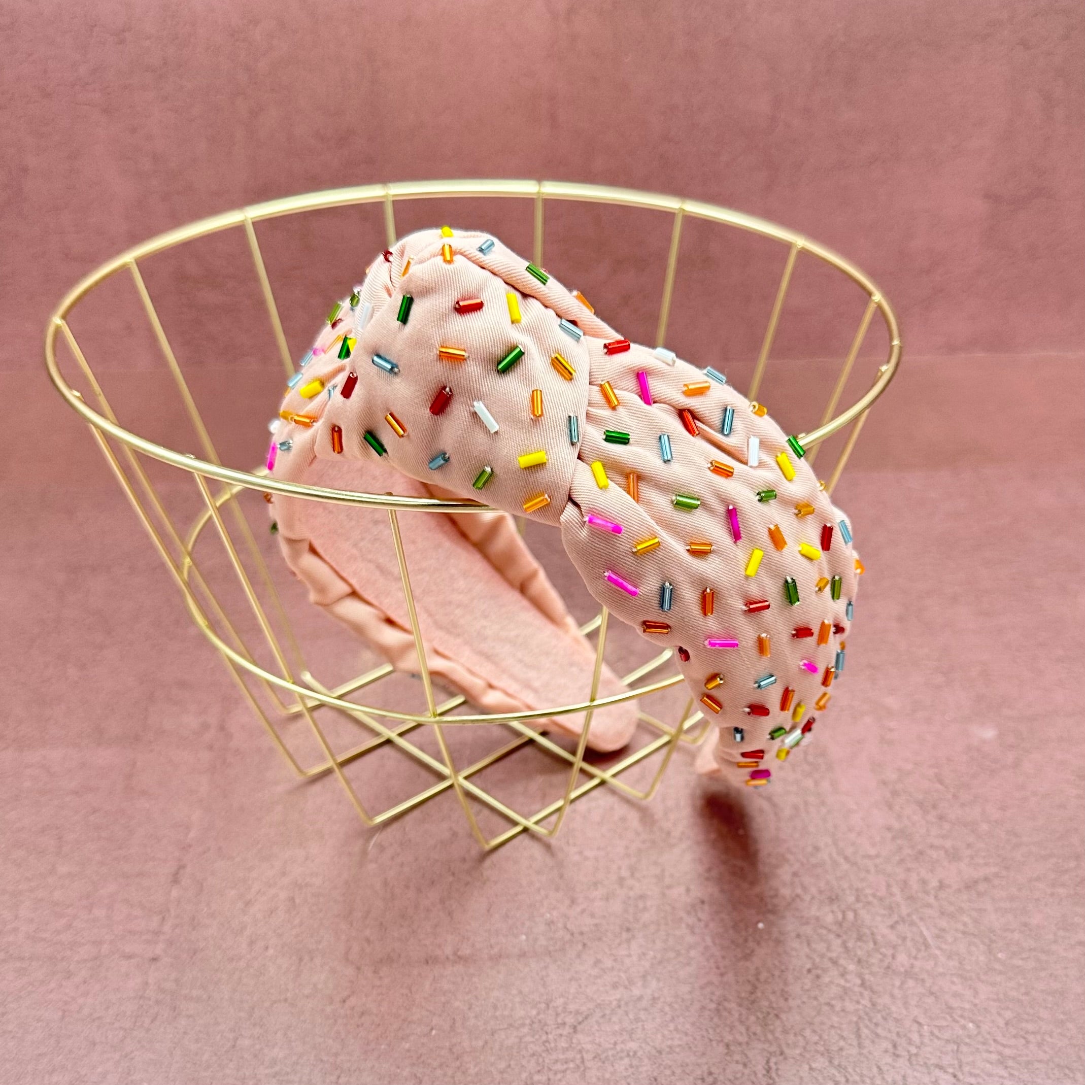 Top Knot Sprinkle Headband