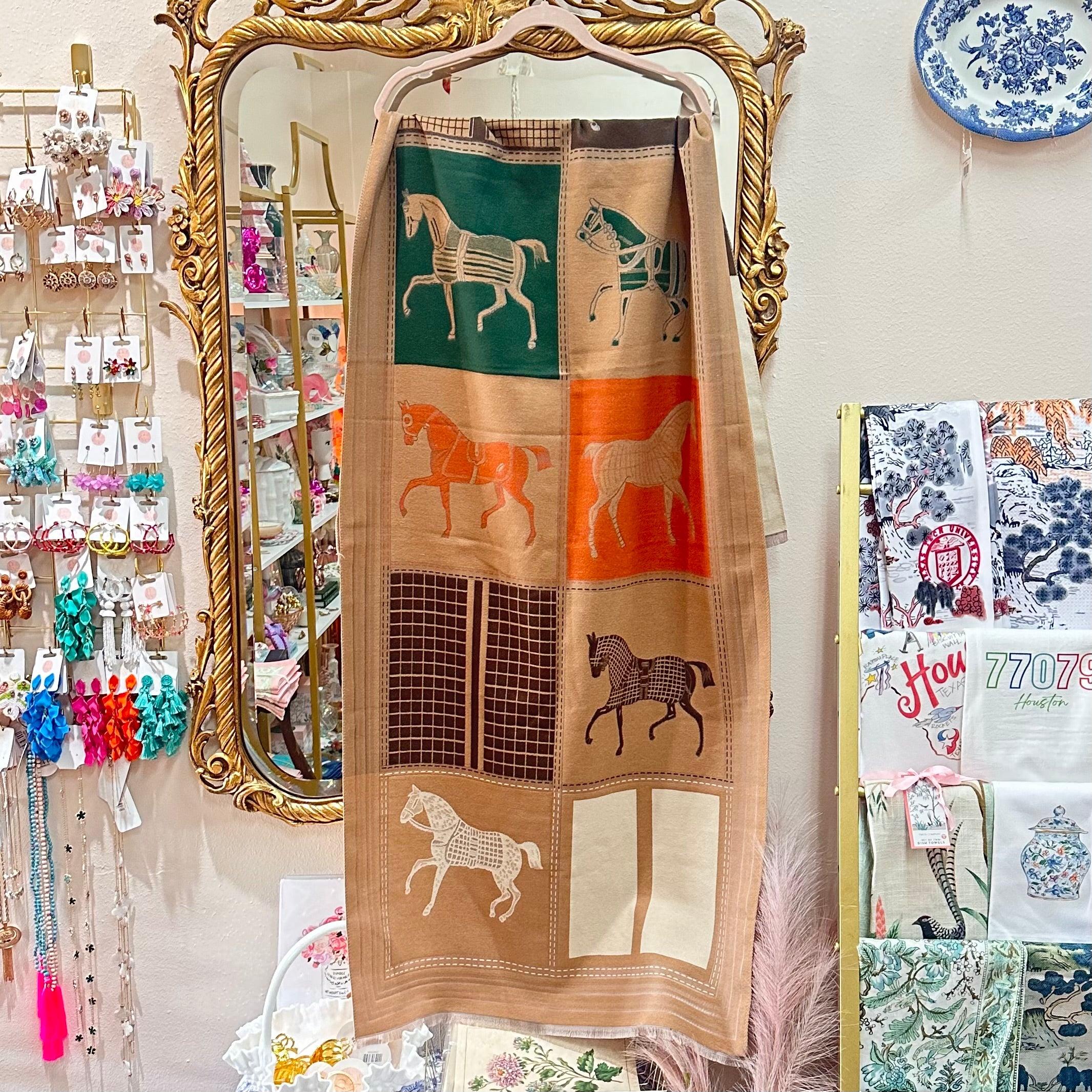 Horse Imitation Cashmere Shaw