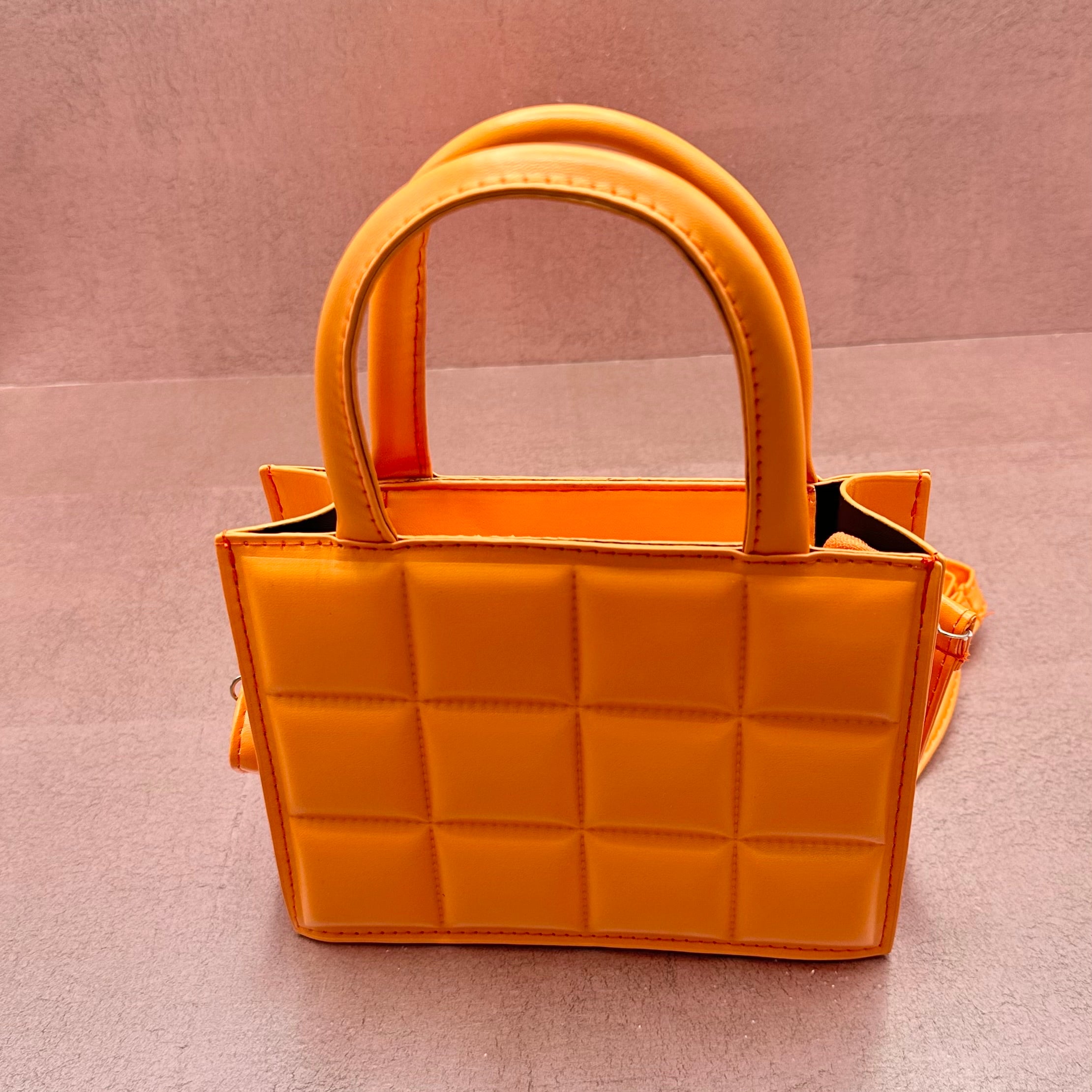 Mini Quilted Square Handbag