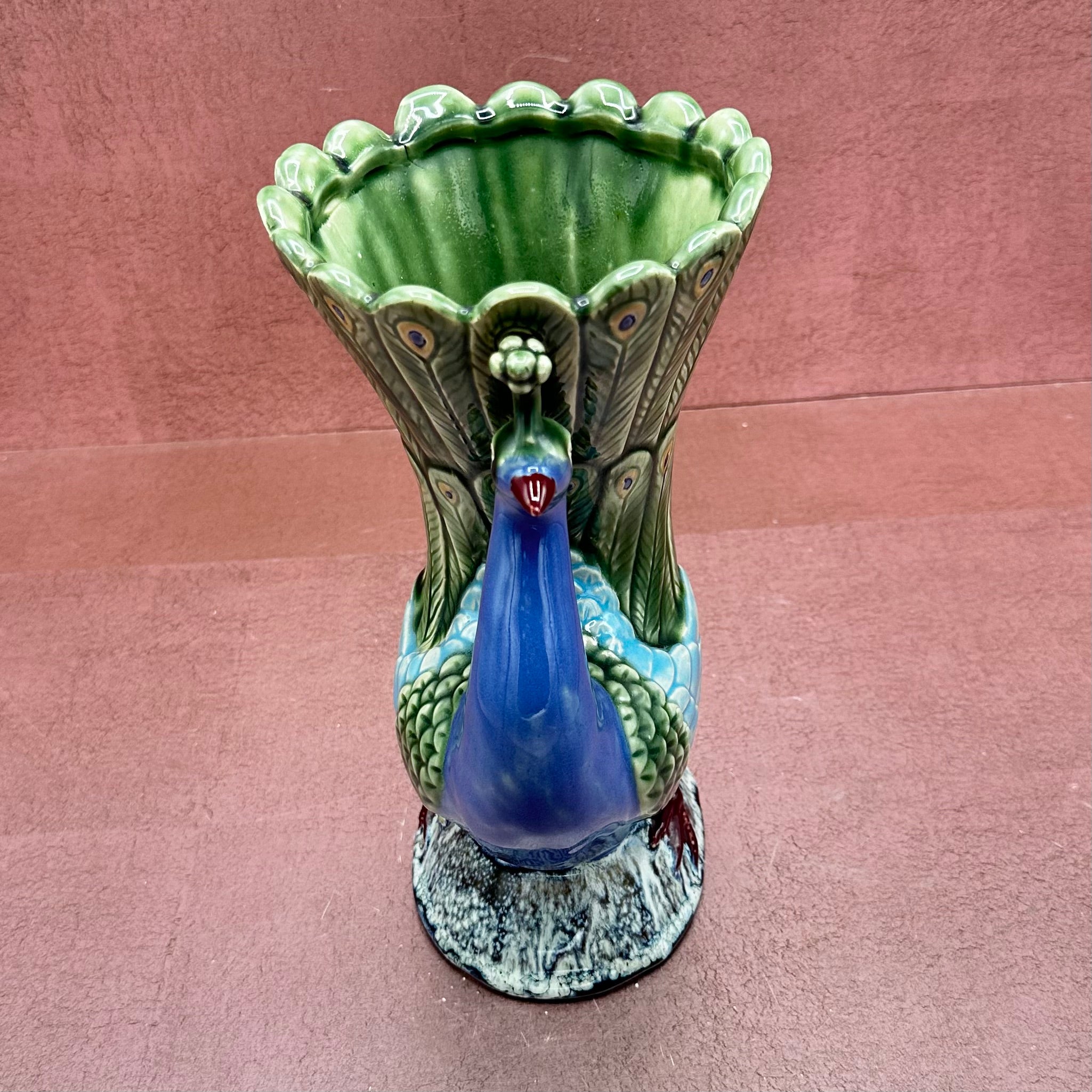 Peacock Vase