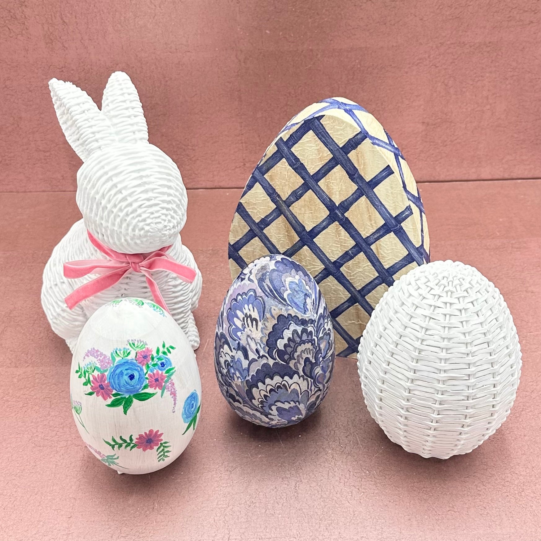 Decoupaged Easter Eggs
