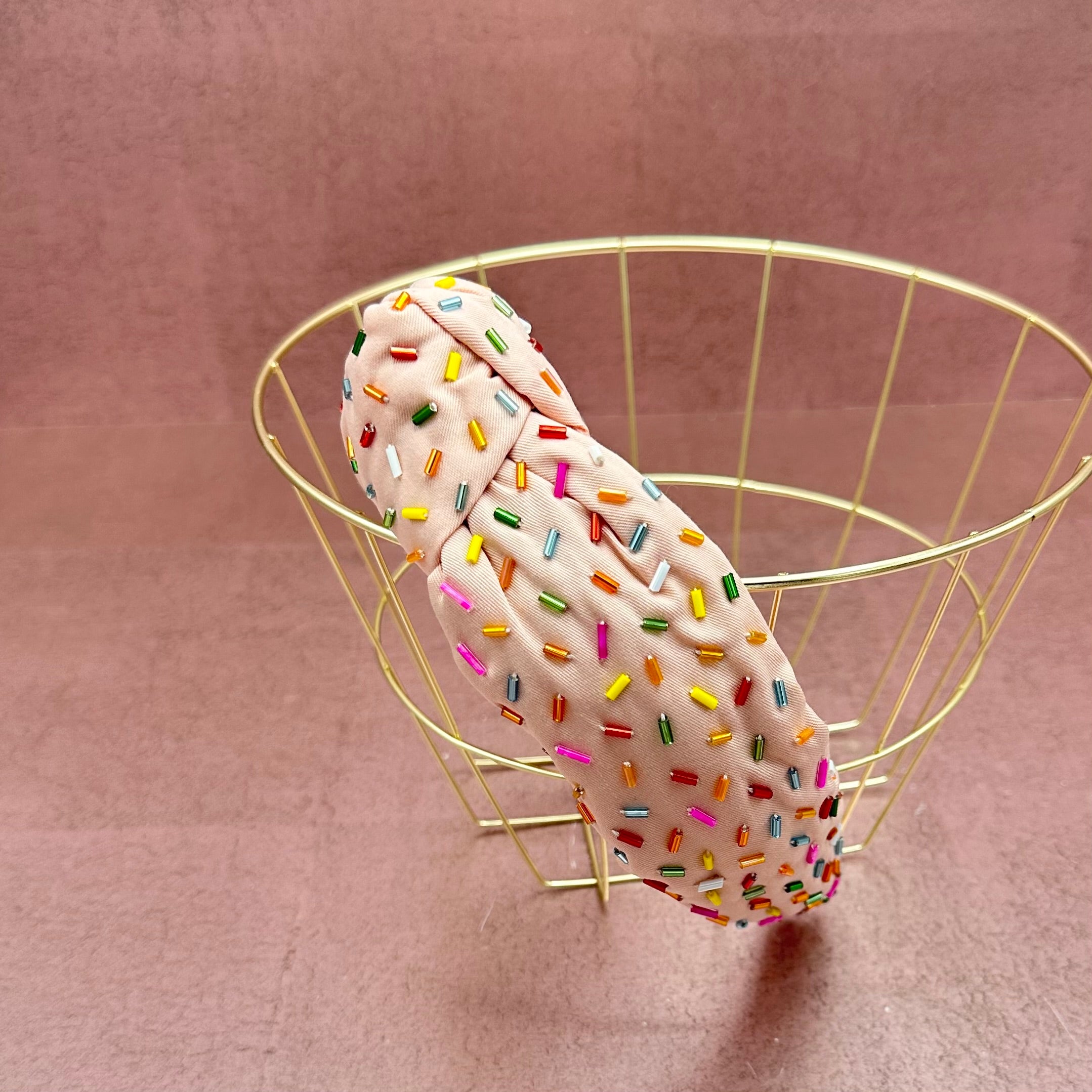 Top Knot Sprinkle Headband