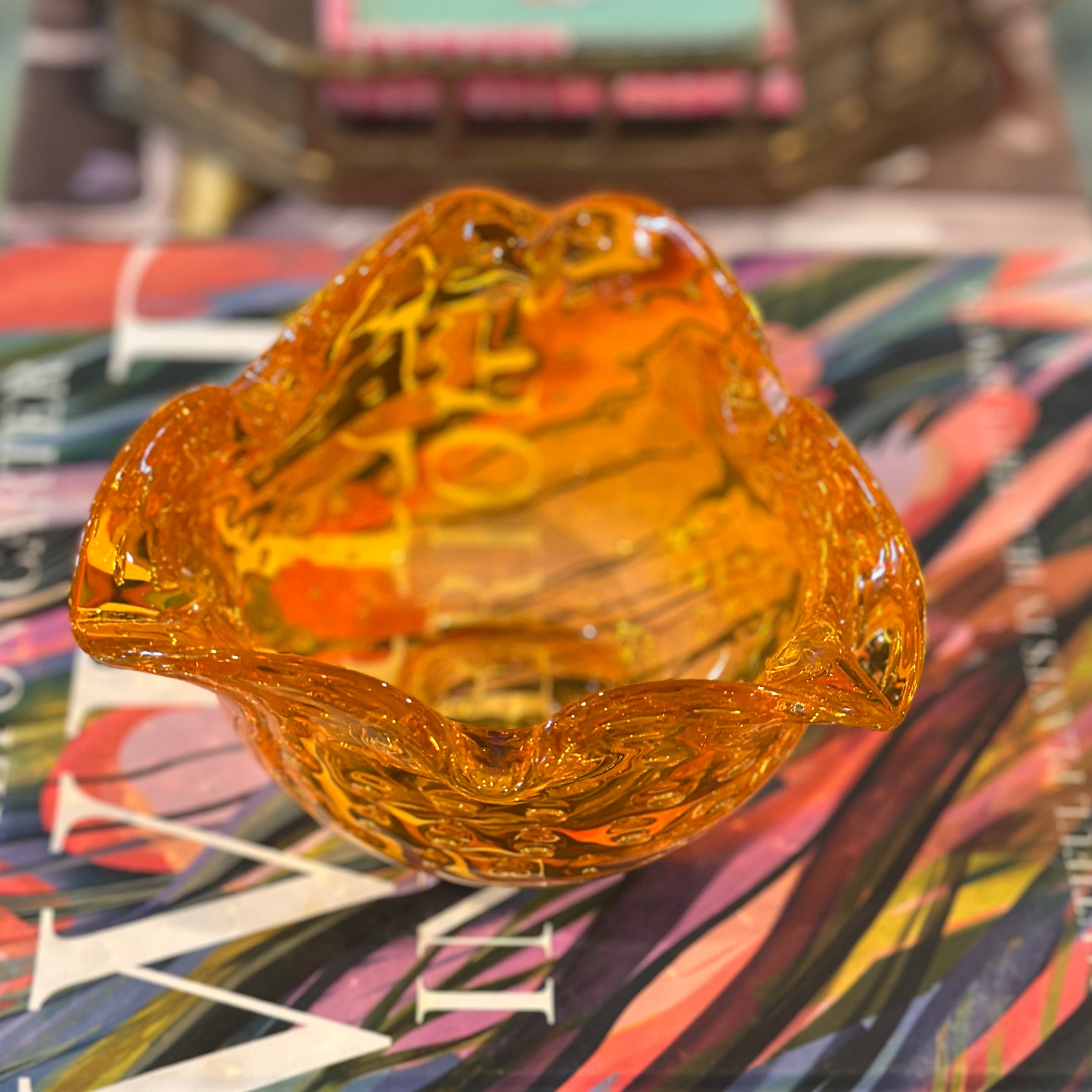 Orange Controlled Bubble Bowl