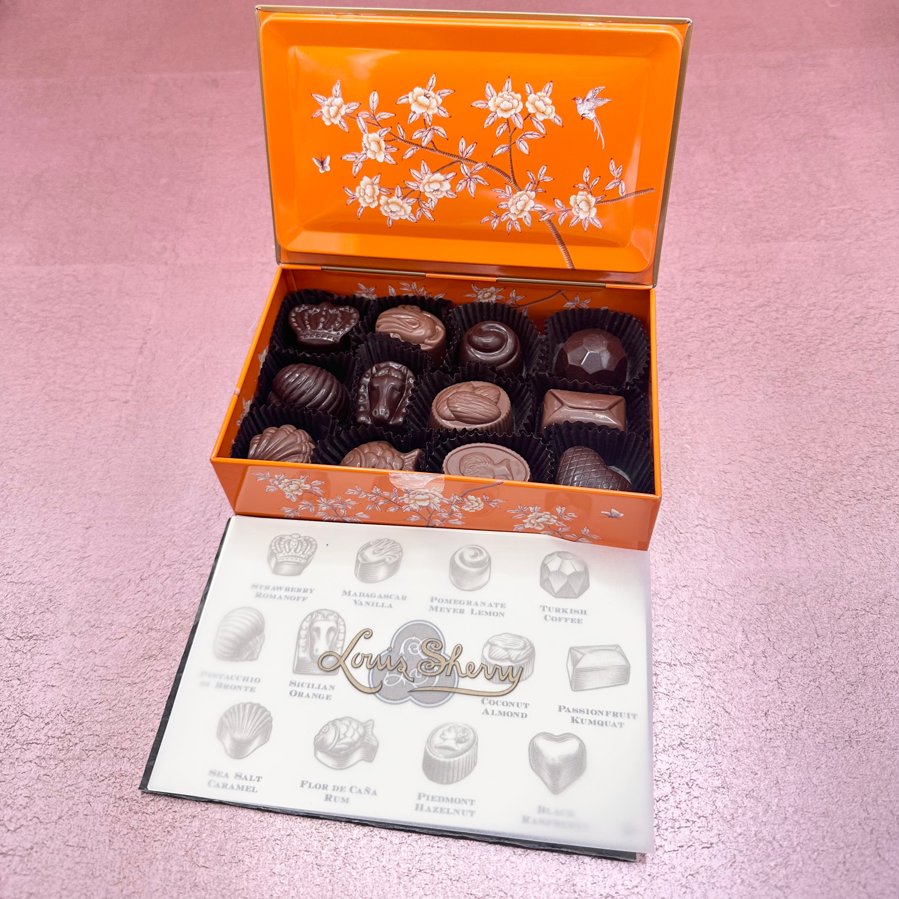 Louis Sherry 12 Piece Chocolates in Decorative Tin