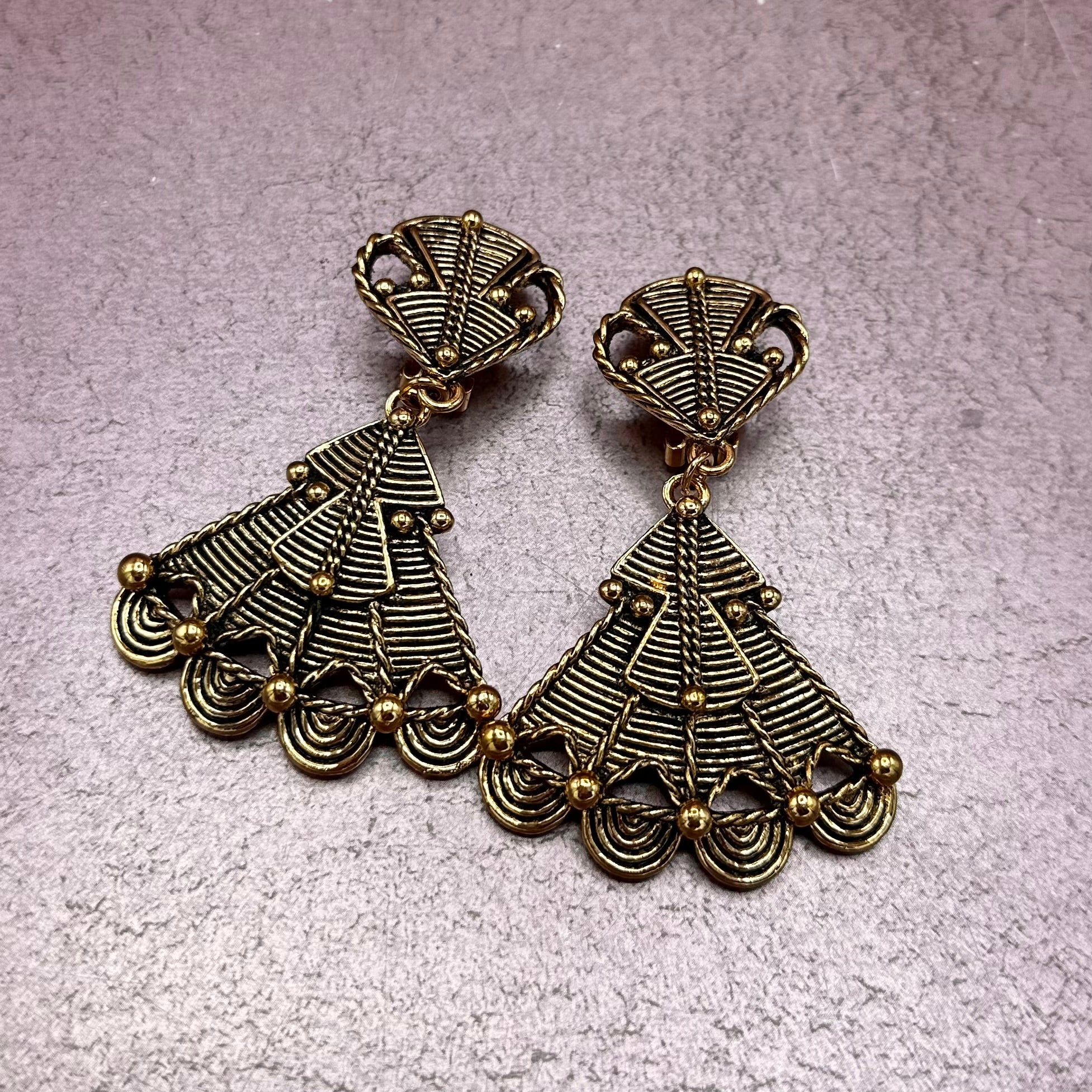 Jose Maria Barrera Boho Clip-On Earrings