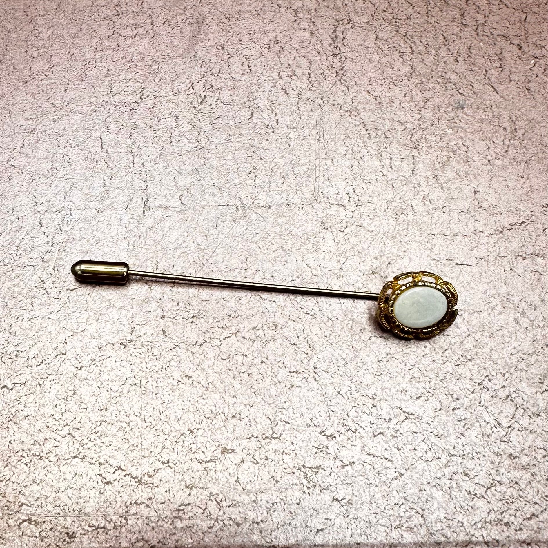 Filigree w/ Faux Pearl Hat Pin