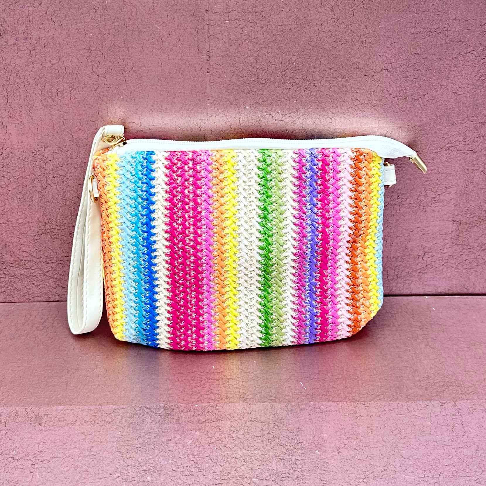 Colorful Striped Summer Crossbody