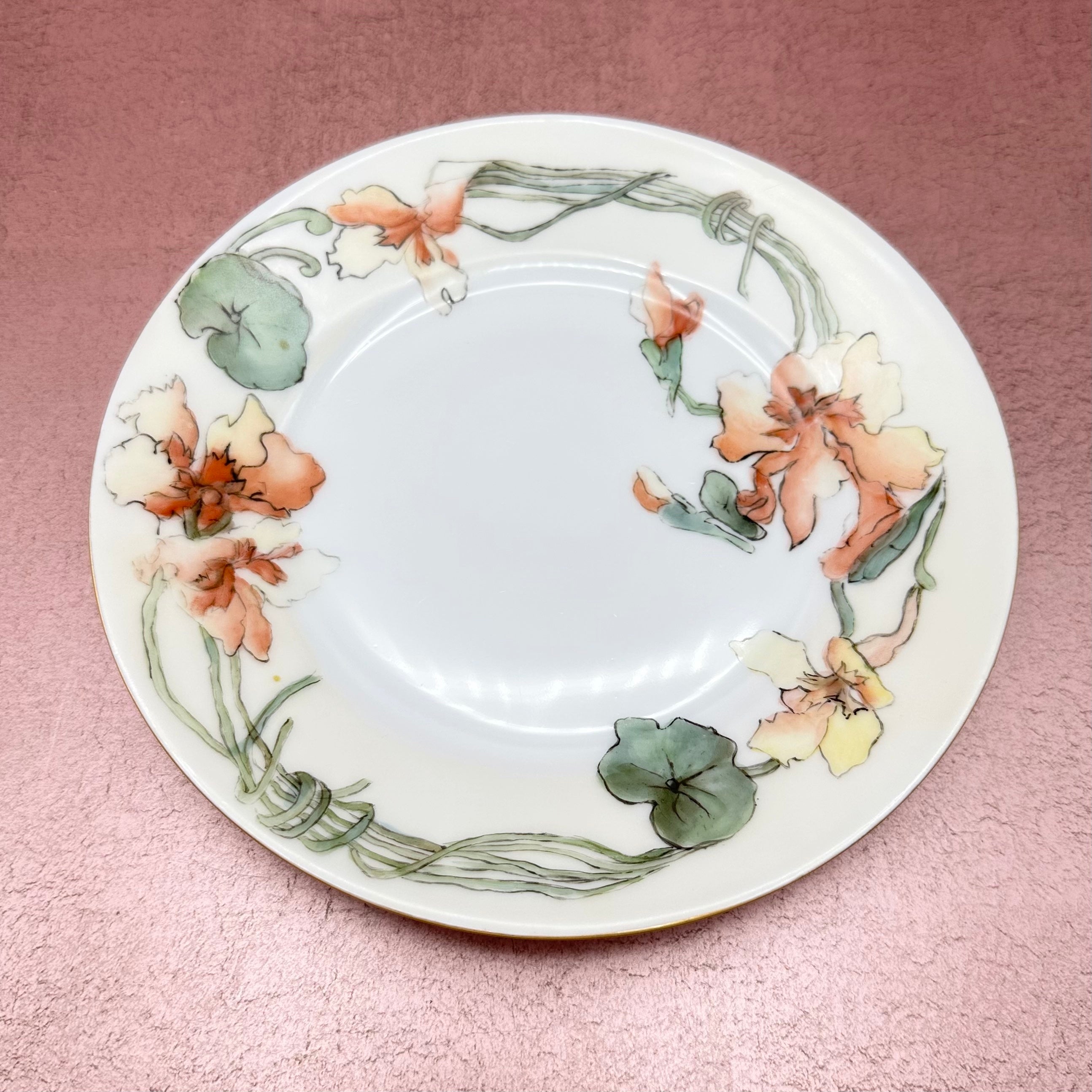 Irises & Lillies "Sivres" Plate