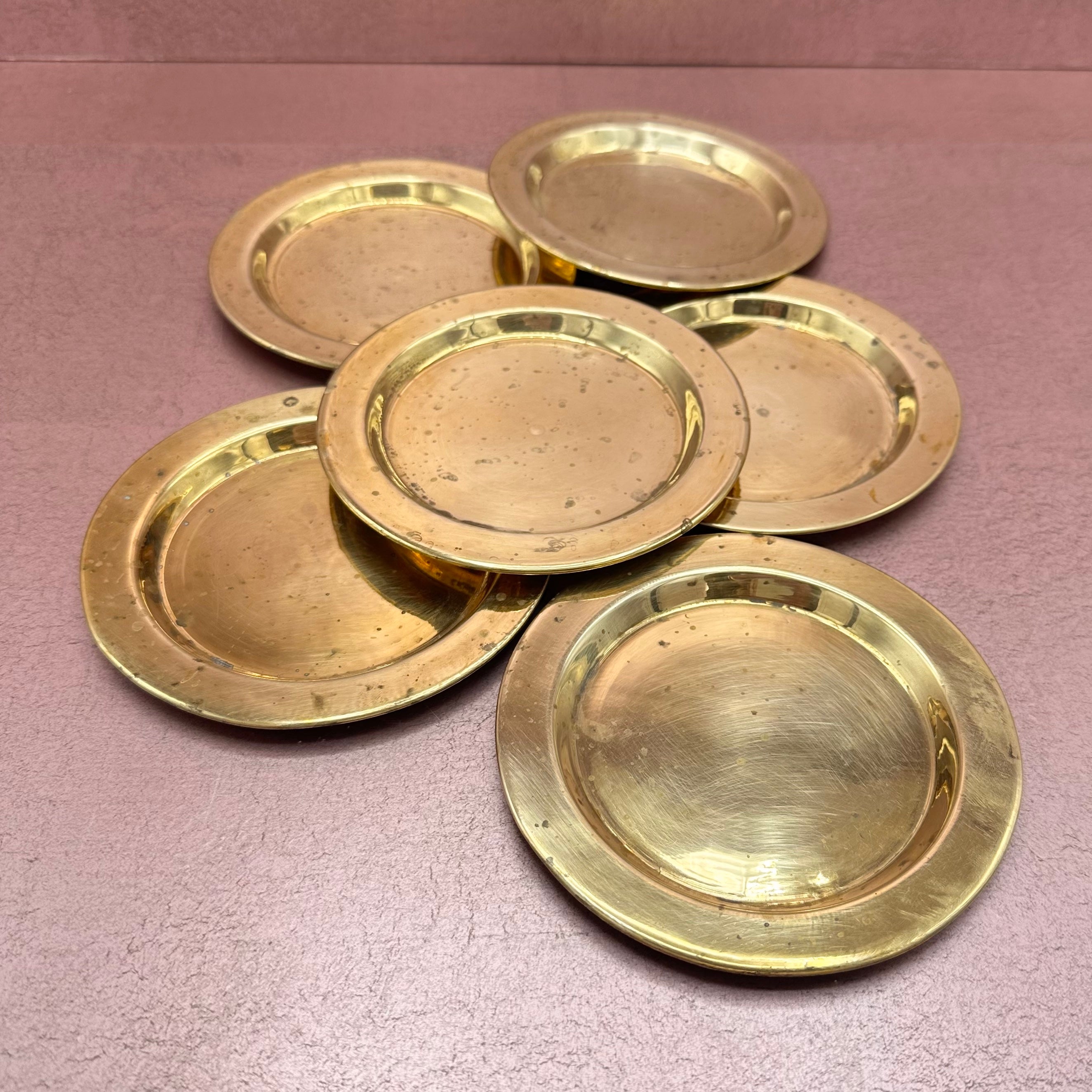 Brass Coasters  Dwell and Adorn