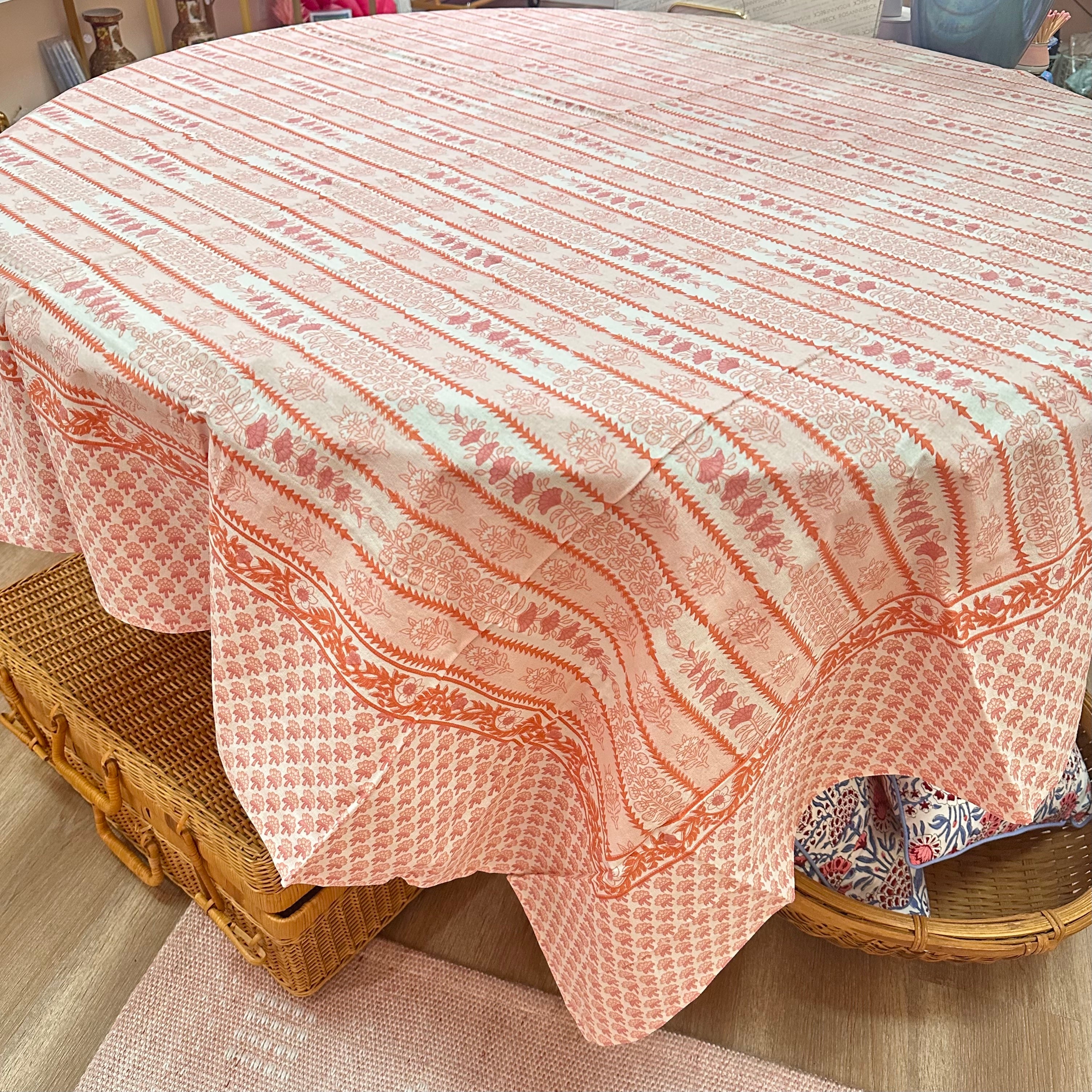 Avignon Pink City Tablecloth
