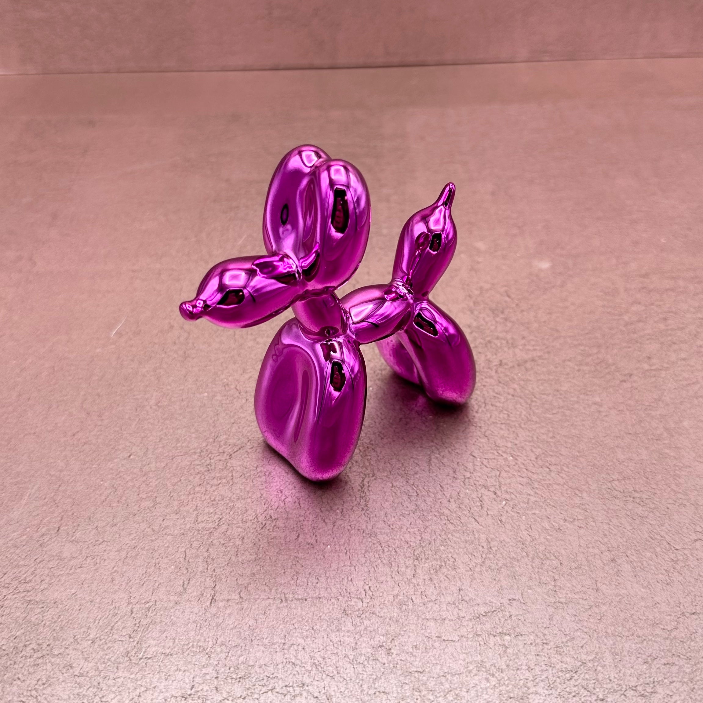 Metallic Mini Balloon Dog Sculpture