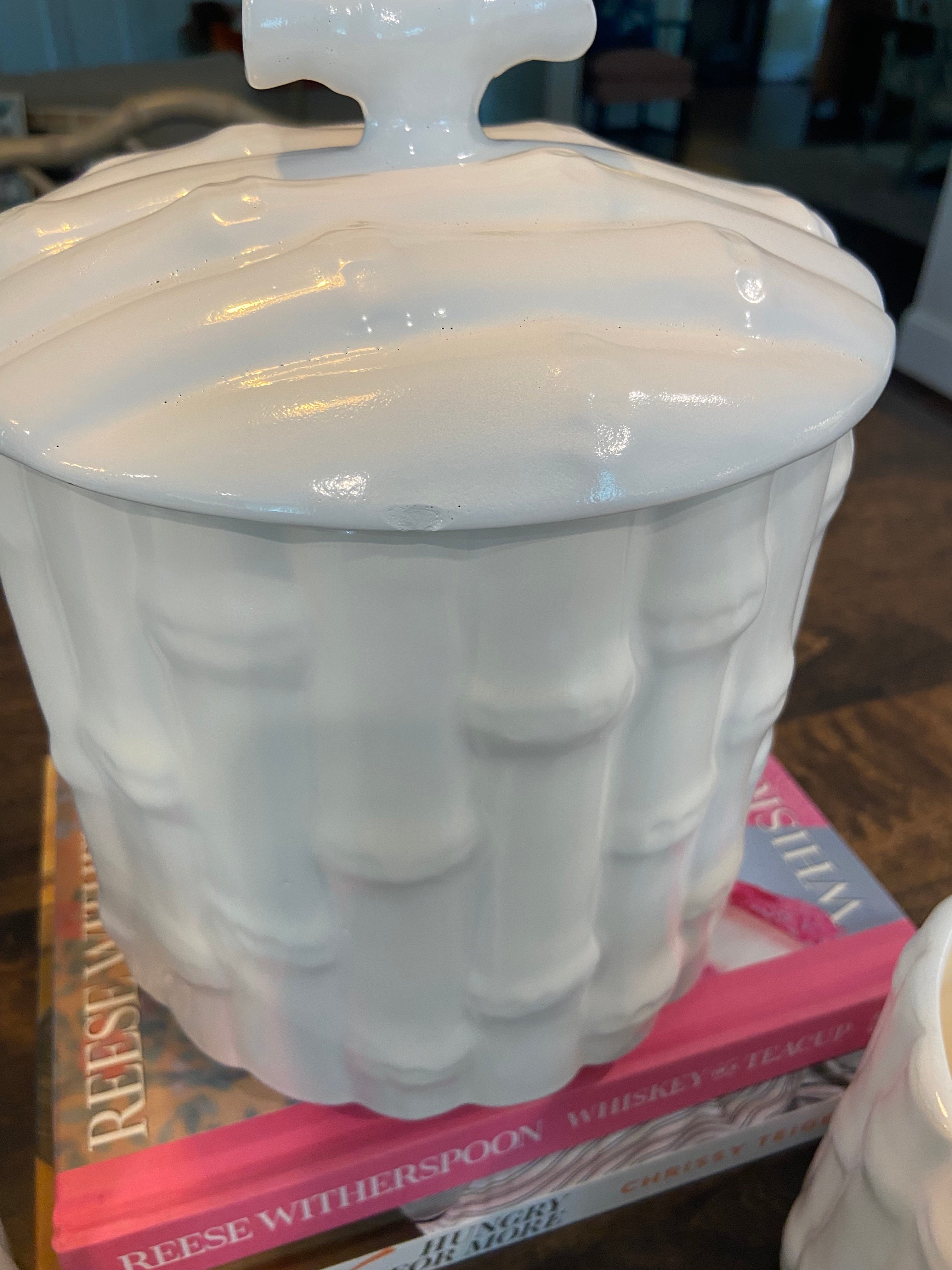 Bamboo Porcelain Canister Set of 3