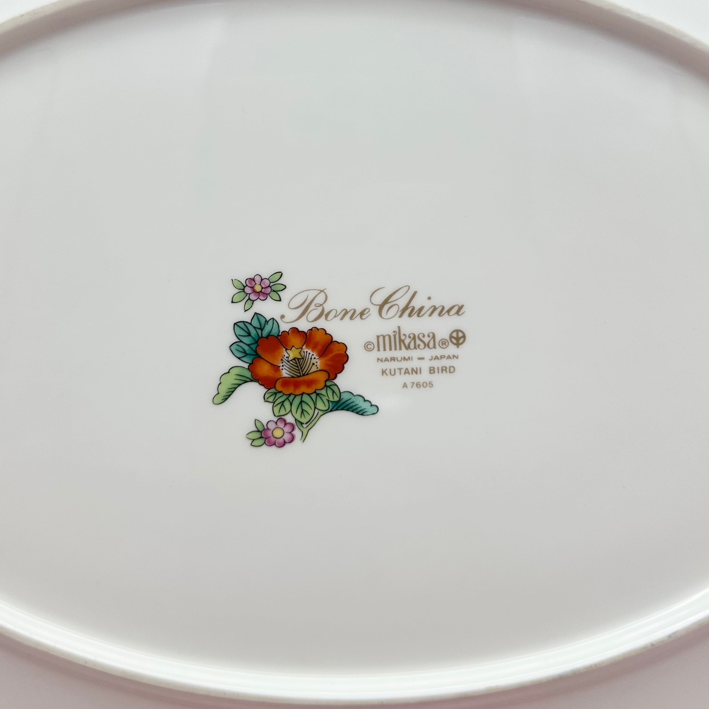 Oval Serving Platter Mikasa China Kutani Bird