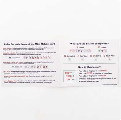 Mini Mahjer Card