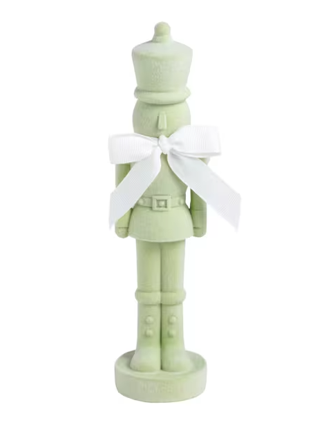 Flocked Pastel Nutcracker Sitters