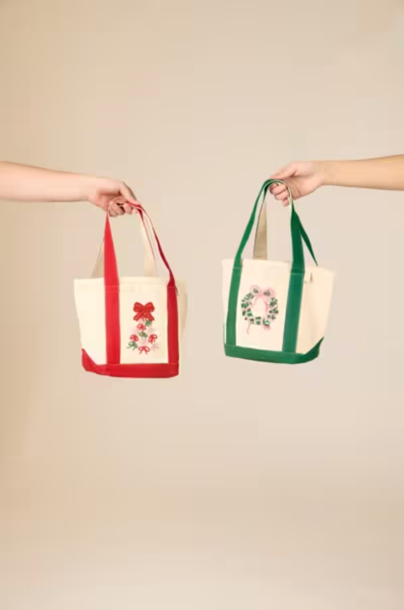 Holiday Beaded Mini Totes