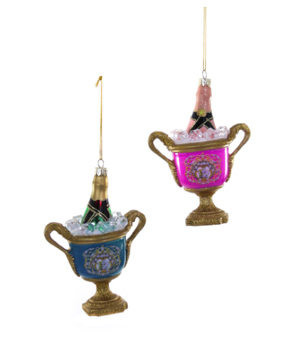 French Wine Bucket Ornament
