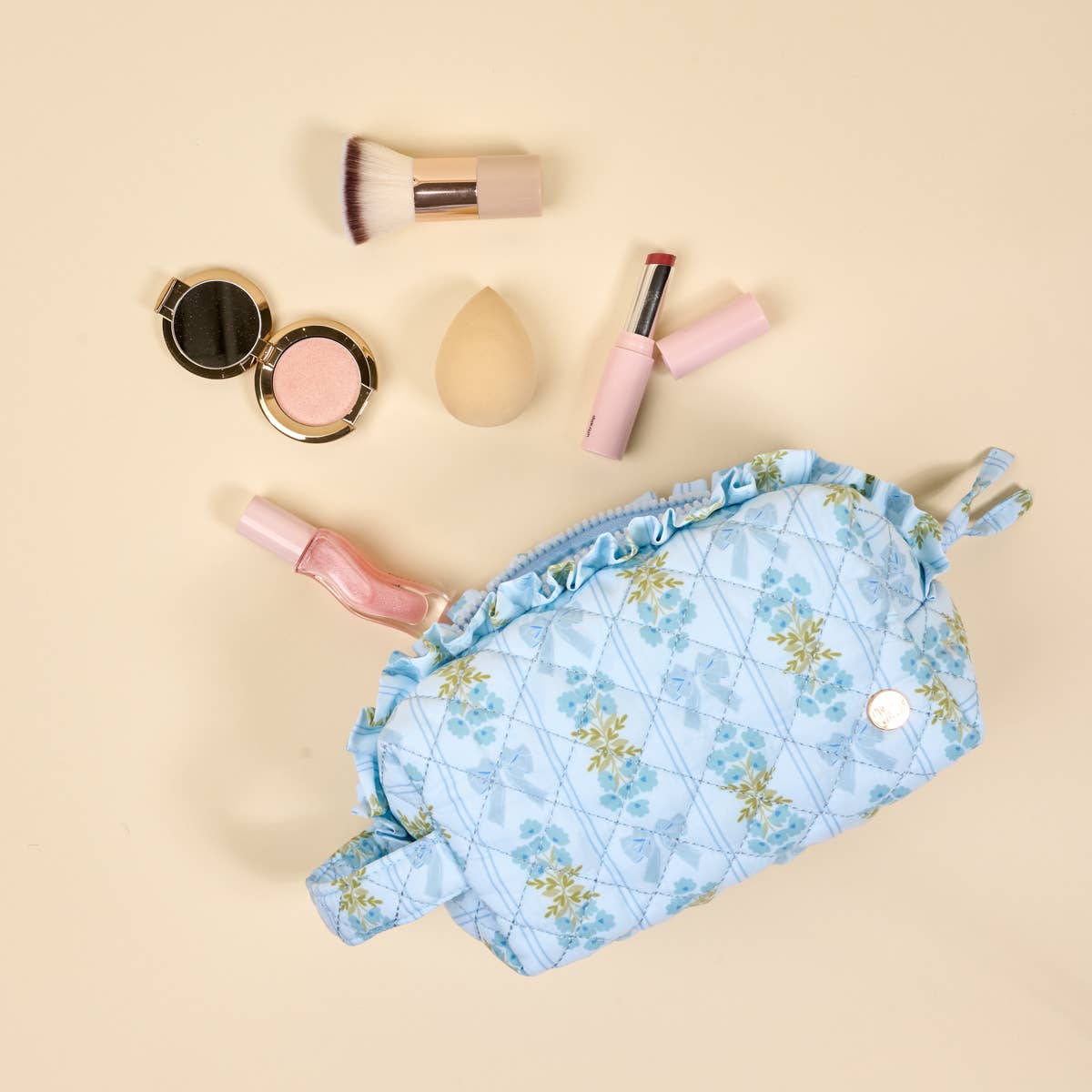 Essentials Quilted Pouch–Oh So Fancy Blue