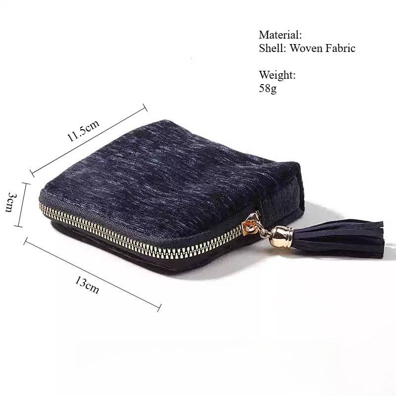 Soft Zipper Jewelry Accordion Organizer