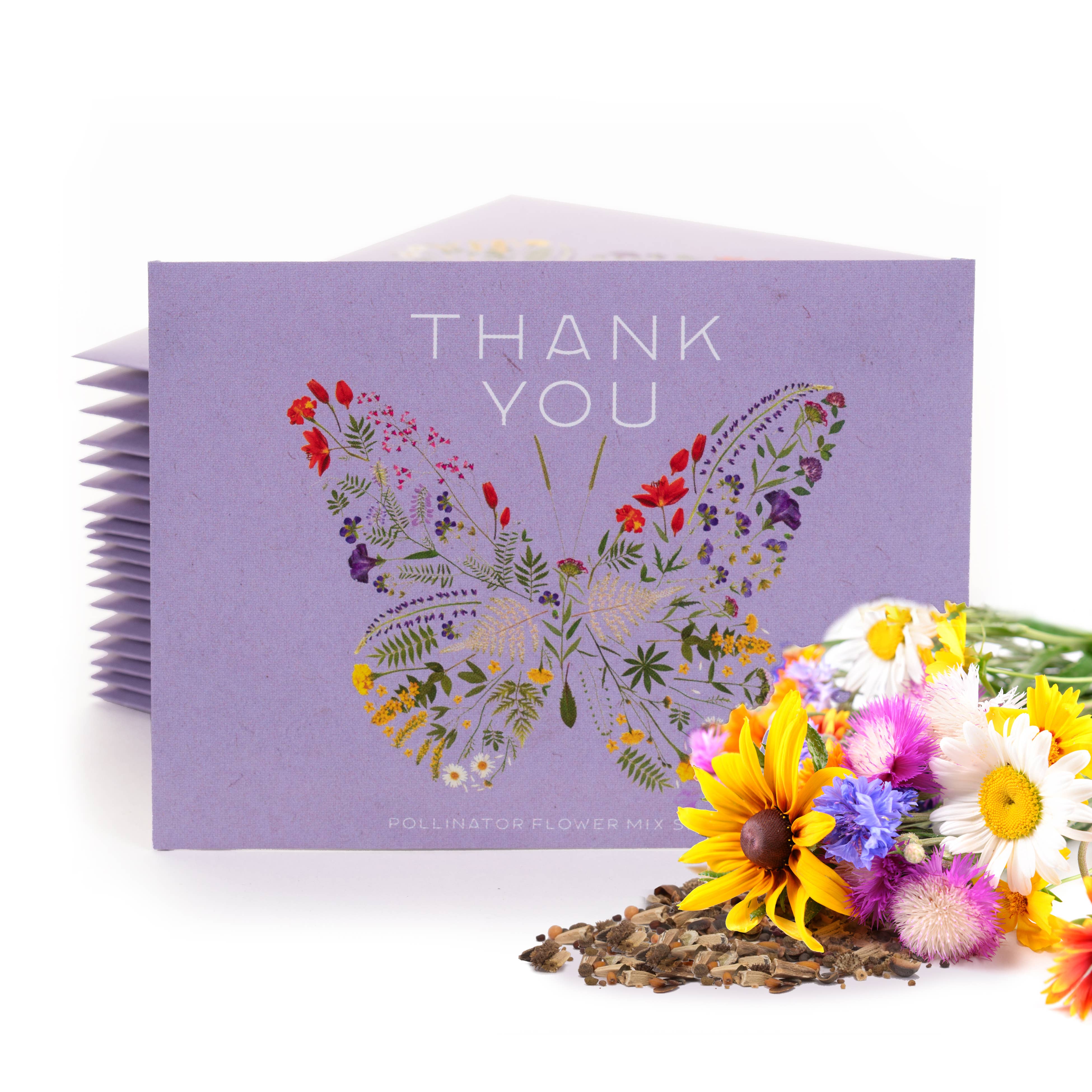 Thank You Butterfly Pollinator - Pollinator Flower Mix Seed