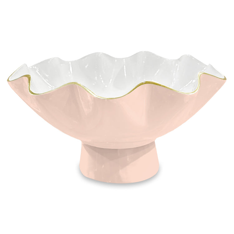 ENCANTO Carola Small Pedestal (Camellia and White)