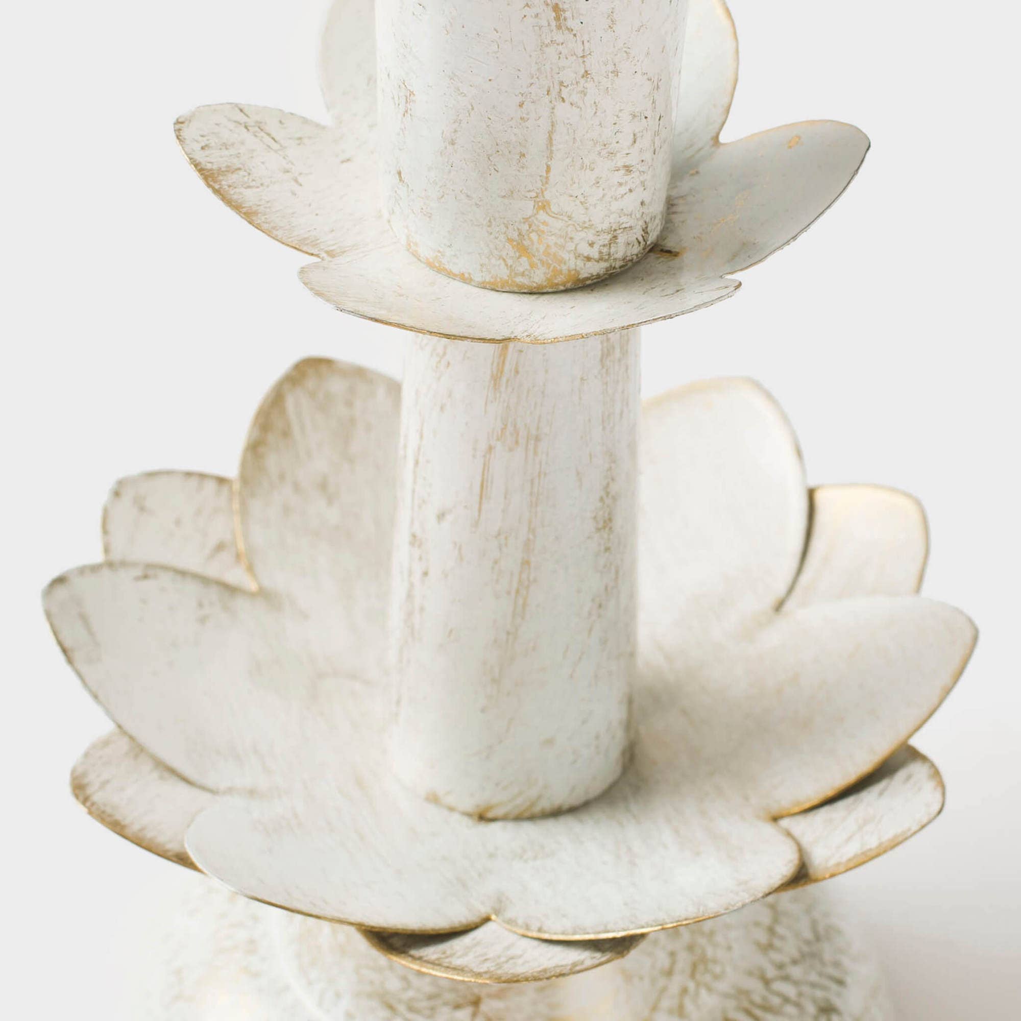 Lotus Bloom Tapered Candleholders