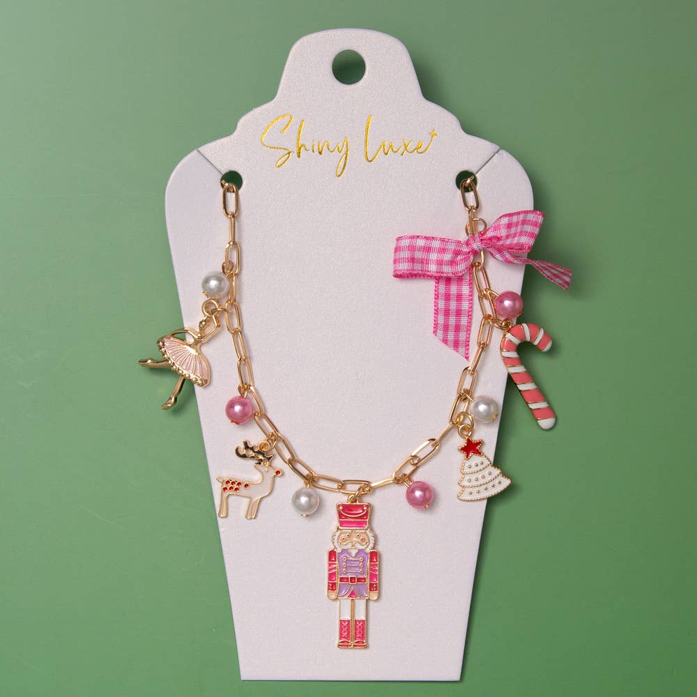 Nutcracker Holiday Charm Necklace