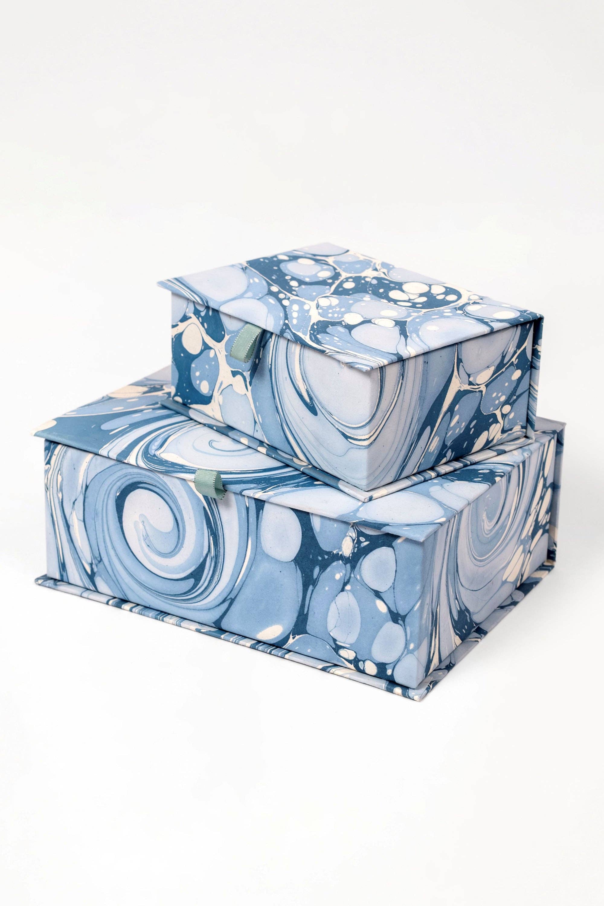Marbled Keepsake Box Ocean Wave