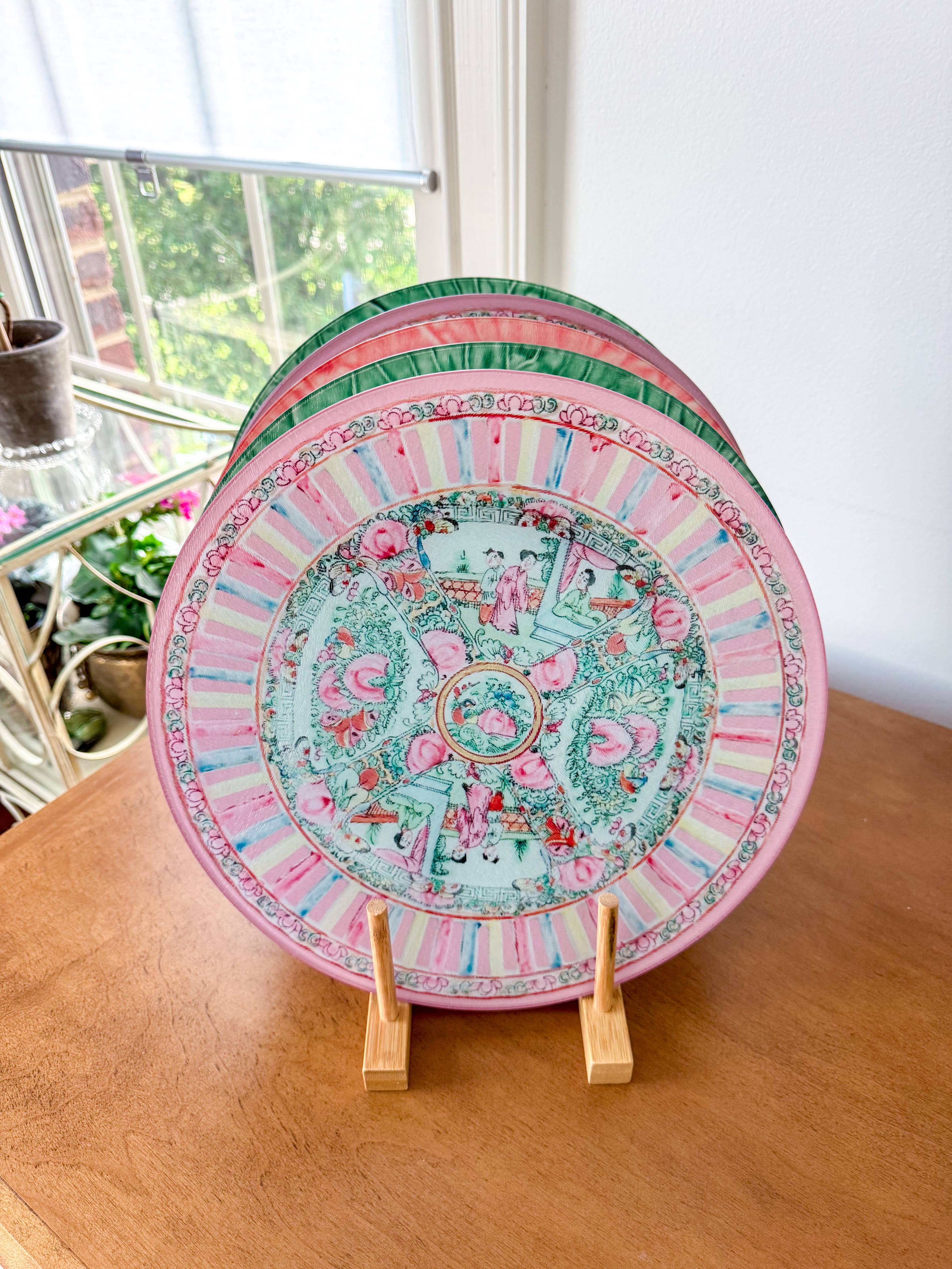 Grandmillennial China Plate Cutting Board