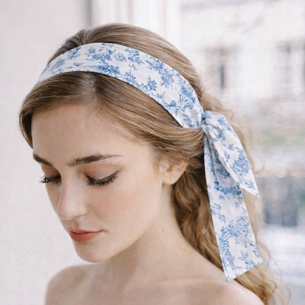 French Toile Sleek Twilly