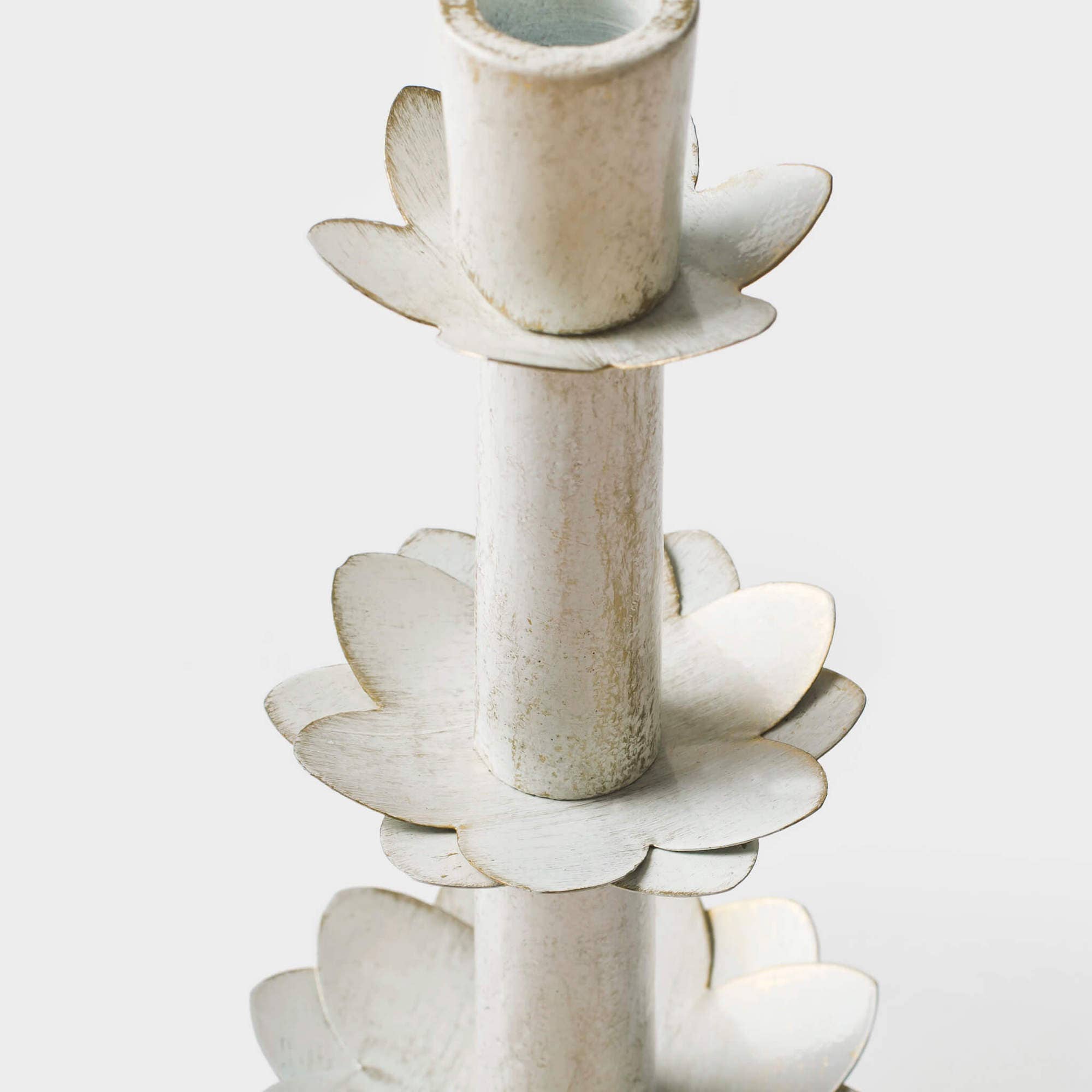 Lotus Bloom Tapered Candleholders